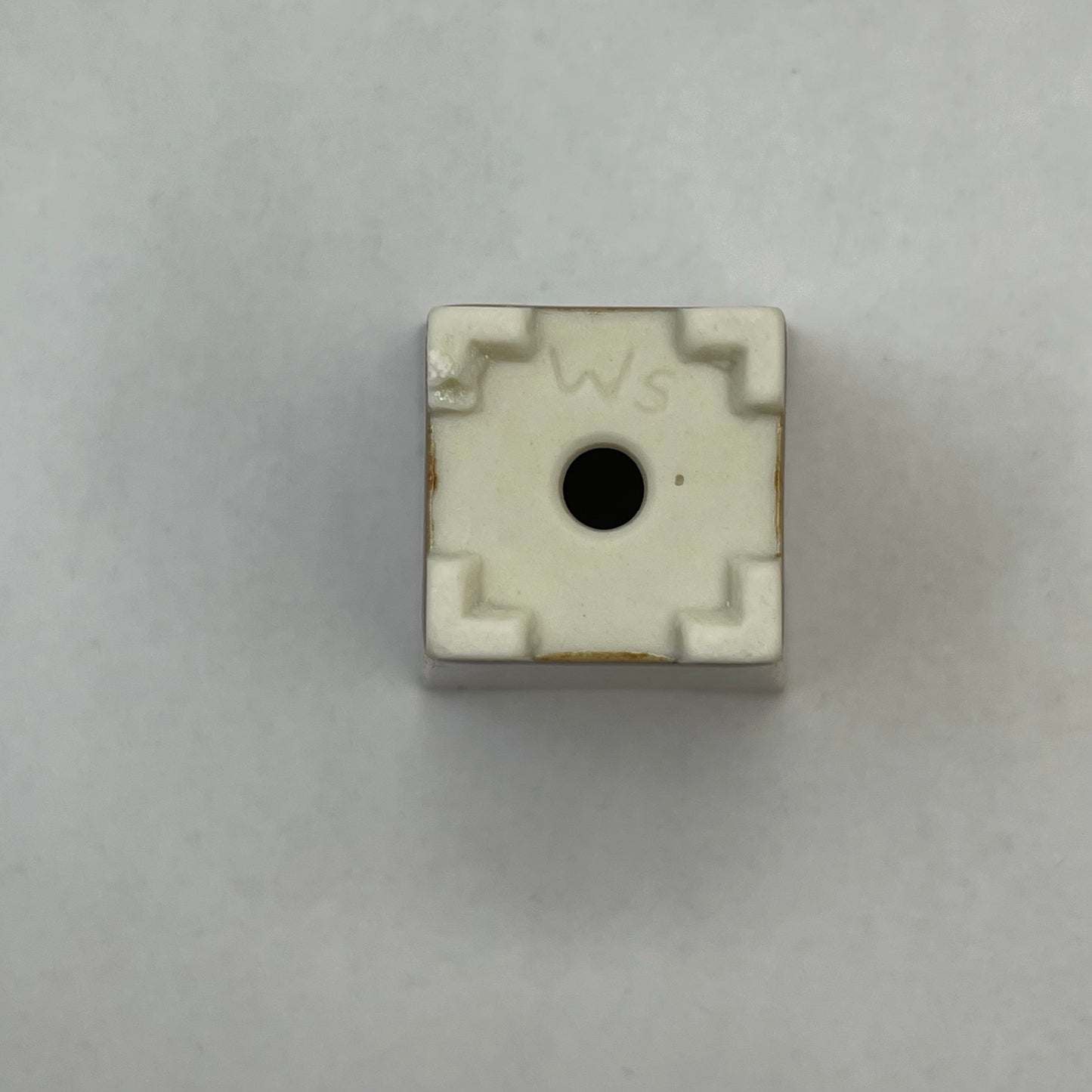 Tiny Cascade Mame Bonsai Pot in Opal Luster, About 1.5 inches tall