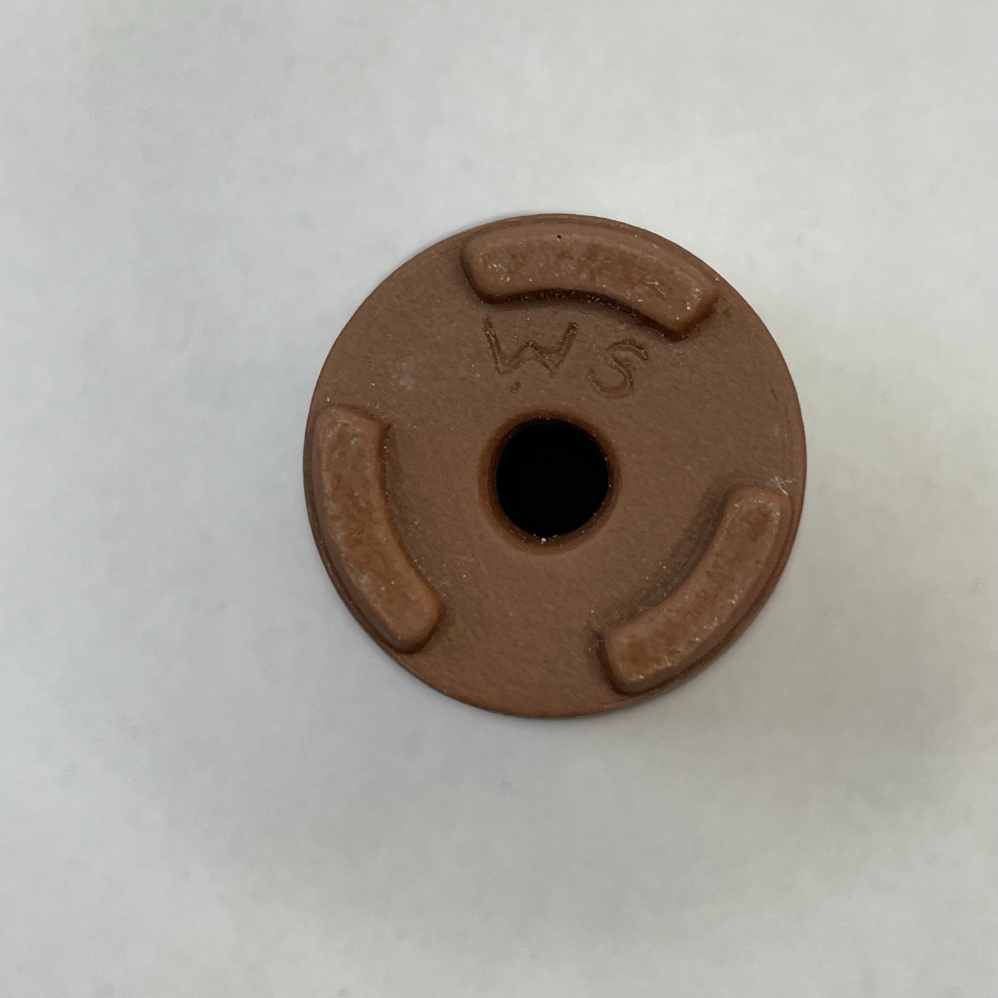 Tiny Cascade Mame Bonsai Pot in Chocolate Porcelain, Only 1.75 inches tall