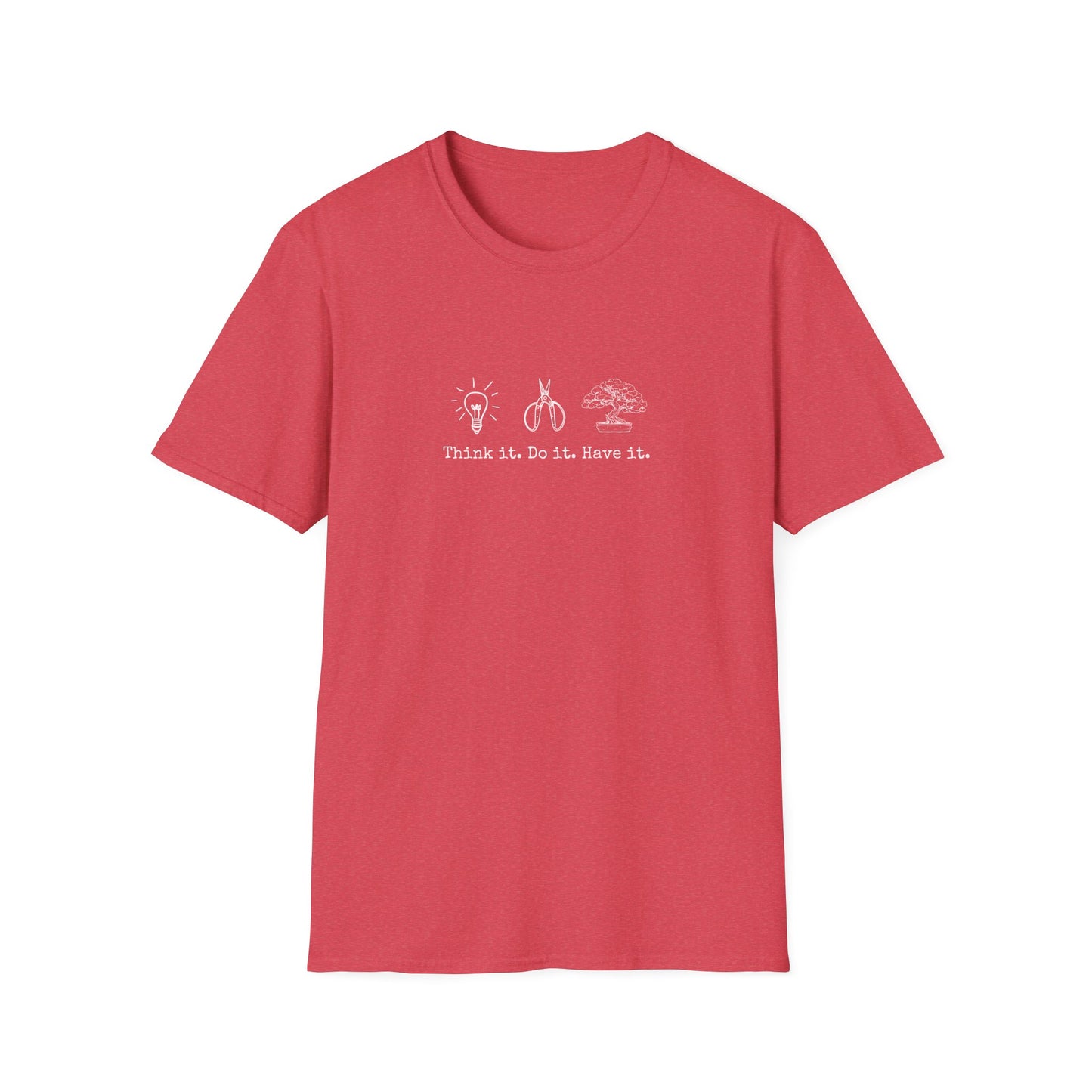 Tshirt: Bonsai Artist T-Shirt | Bonsai Tree Shirt | Bonsai Tool Shirt | Think It Do It Have It | Maker Shirt | DIY | Gildan Unisex Softstyle T-Shirt