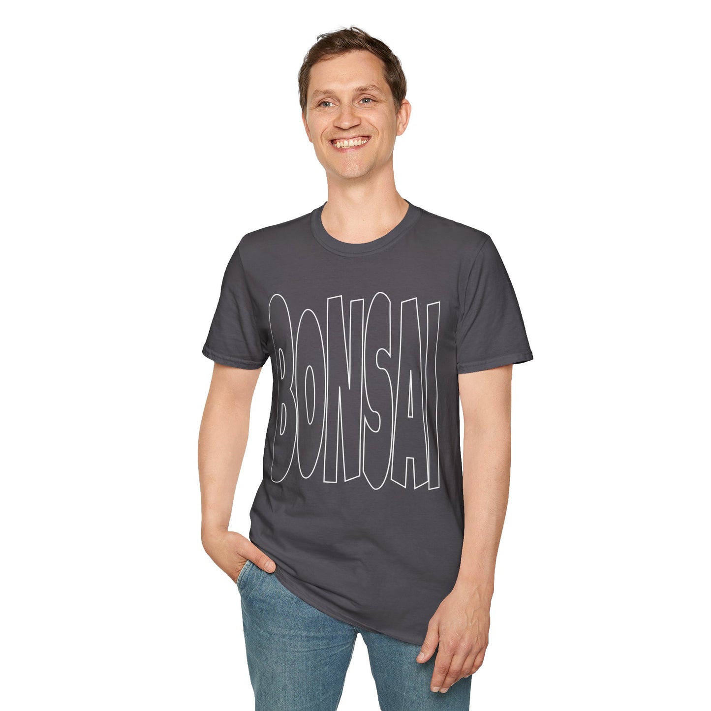 Tshirt C: Bonsai Softstyle Tee, Bonsai Hobby Gift
