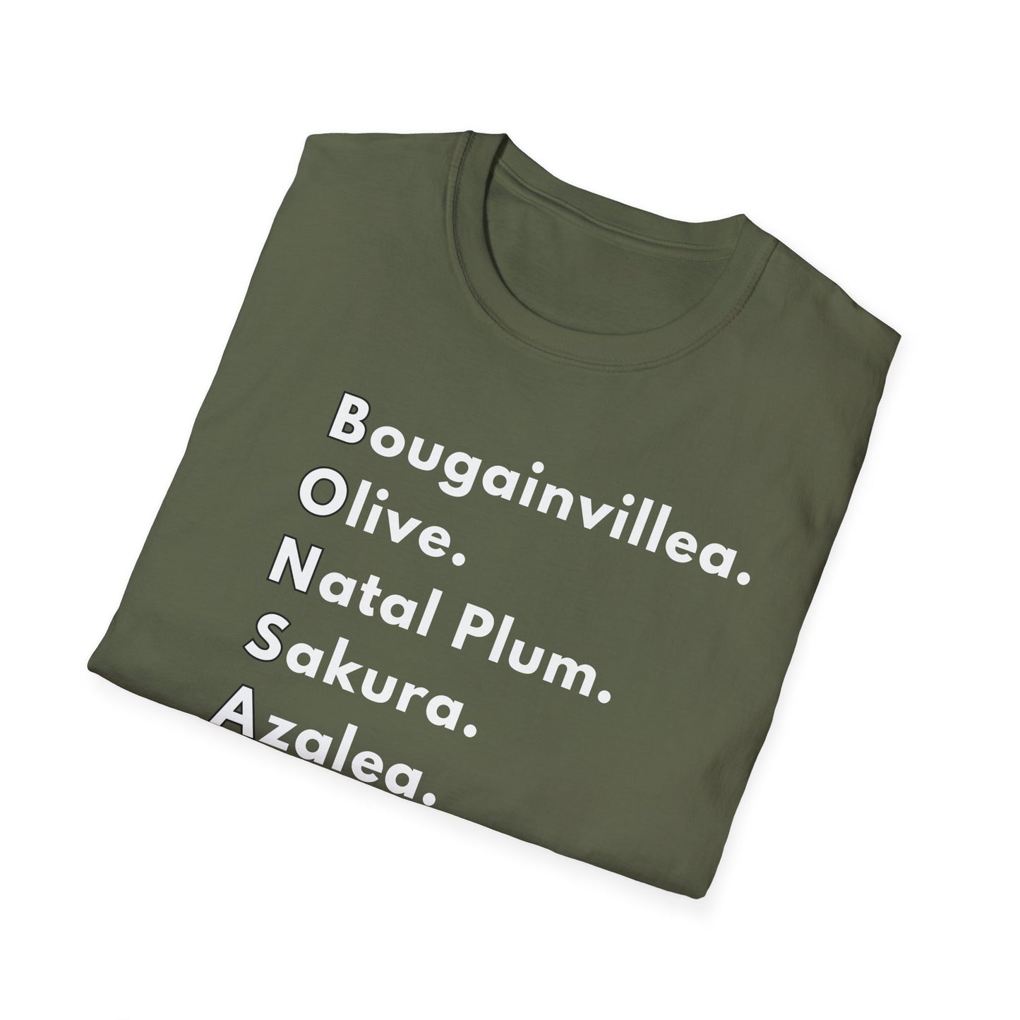 Tshirt: Bonsai Tee Spelling Bonsai Tree Types, Bonsai Word Art Softstyle T-Shirt, Bonsai Enthusiast Gift for Him, Bonsai Tree Varieties Top, Flower