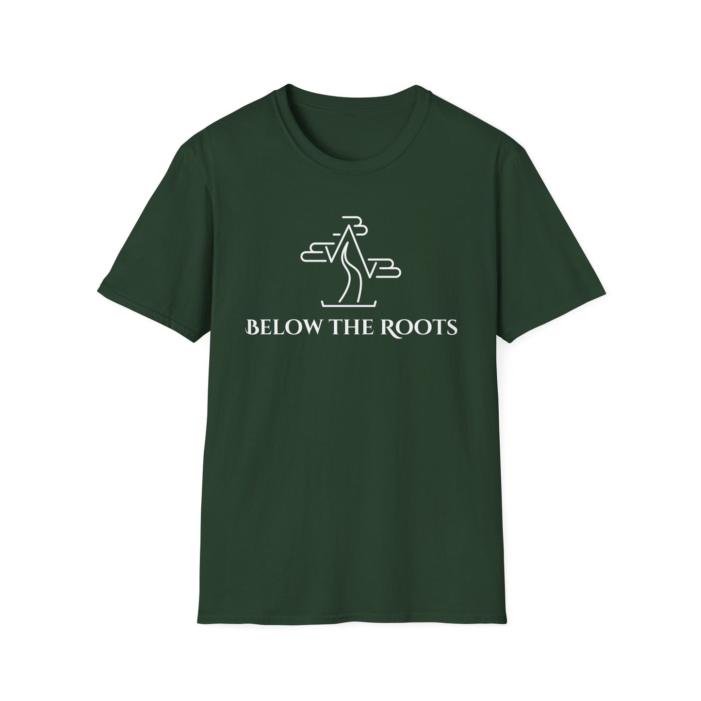 Tshirt F: Below the Roots Brand Logo Softstyle T-Shirt