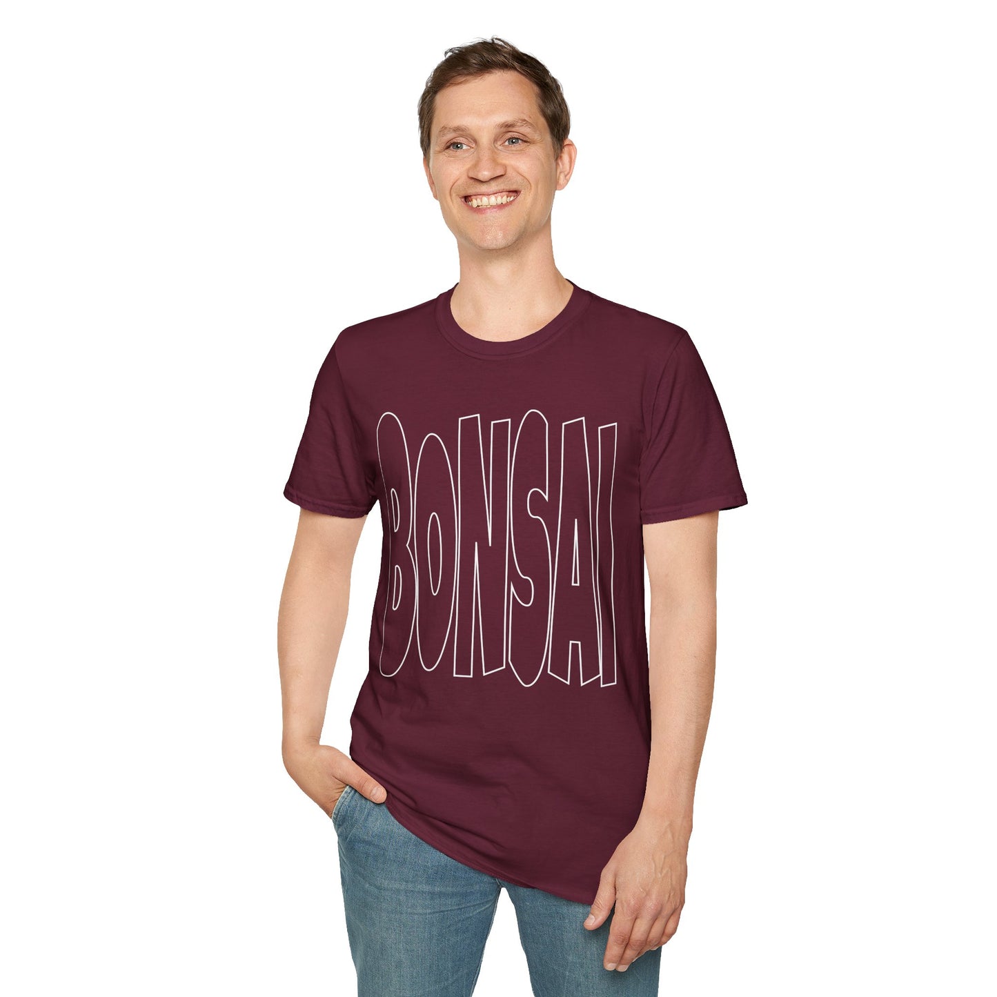 Tshirt C: Bonsai Softstyle Tee, Bonsai Hobby Gift