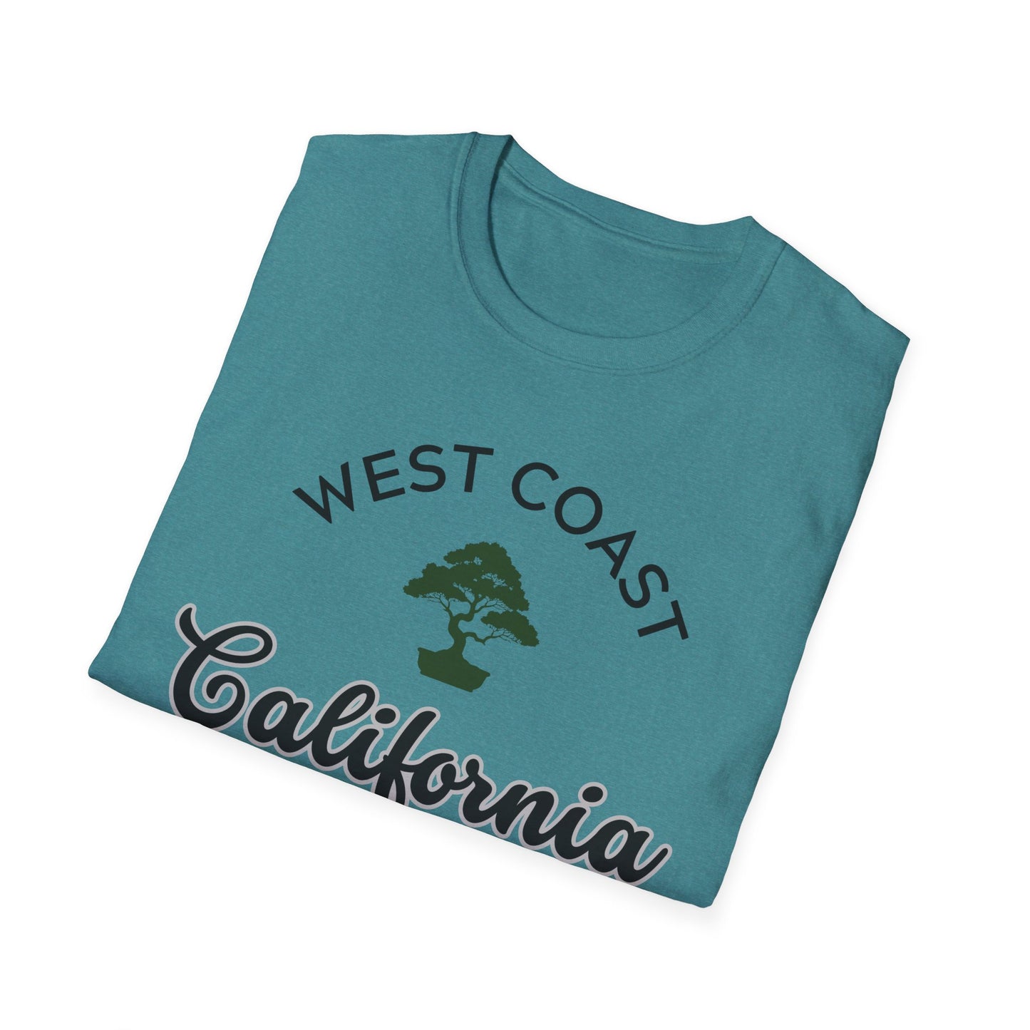 Tshirt 4: West Coast California Bonsai Shirt, Golden State Softstyle Tee, Bonsai Hobby Gift
