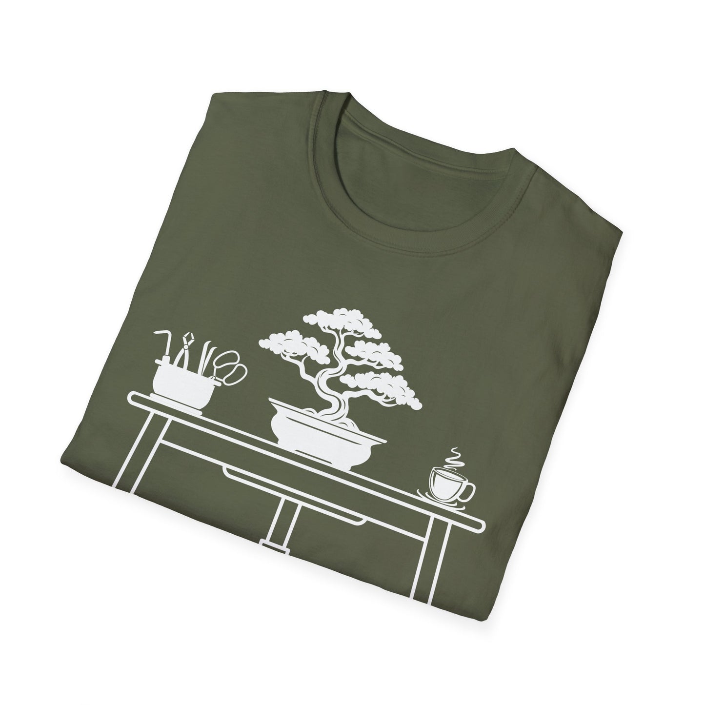 Tshirt 9: Branch Office Bonsai T-Shirt, Funny Bonsai Tree Softstyle Shirt, Bonsai Tools, Coffee, Bonsai Office Tee