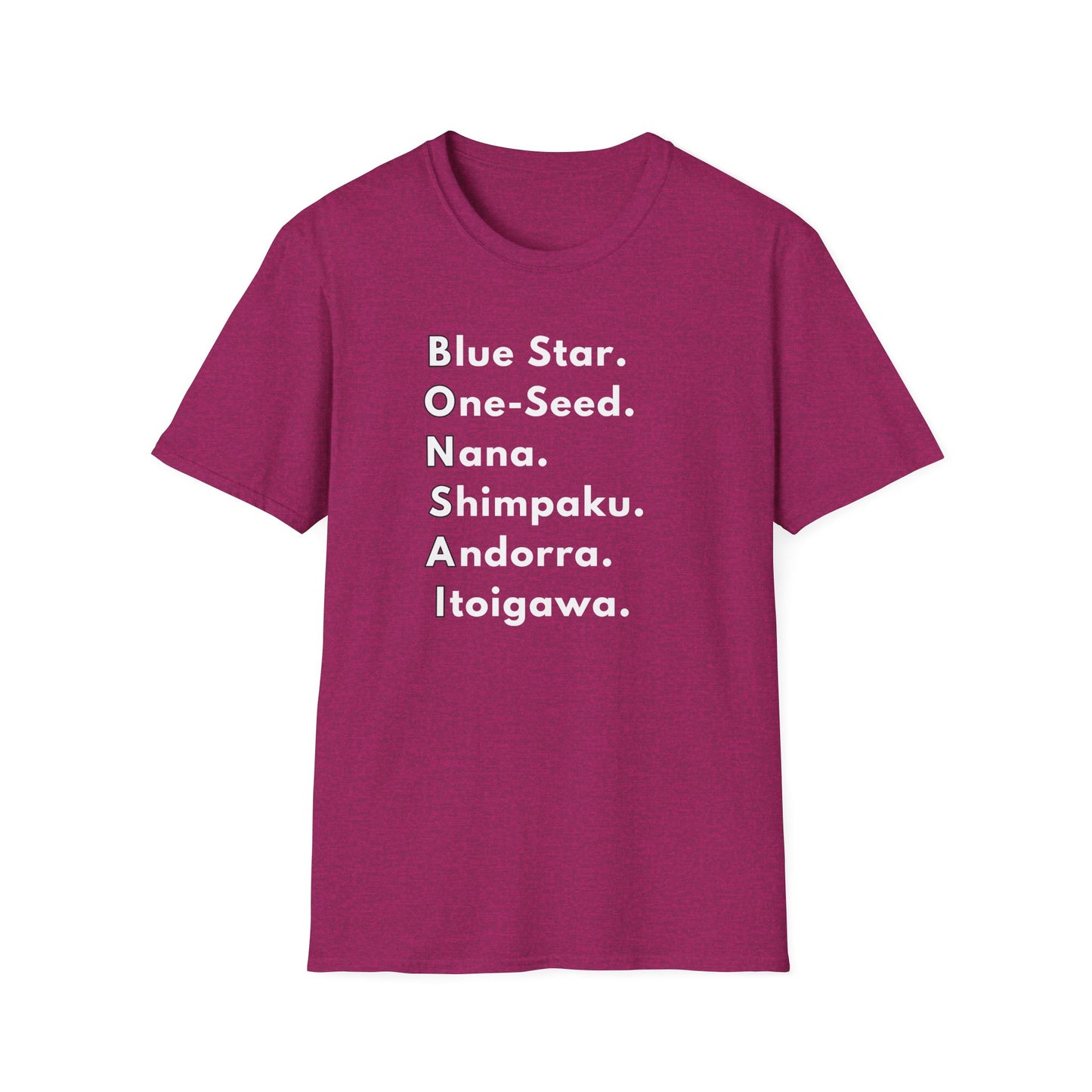 Tshirt: Bonsai Word Art Softstyle T-Shirt, Bonsai Tree Tee Spells Bonsai With Juniper Tree Varieties, Bonsai Enthusiast Gift for Him, Tree Type Top
