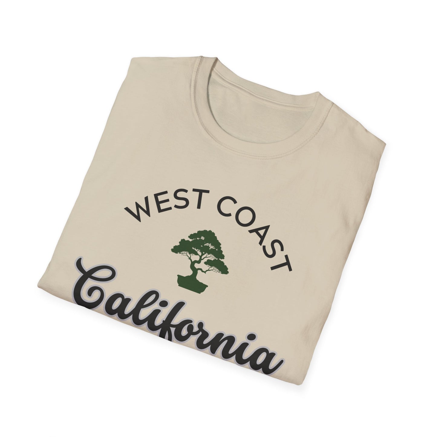 Tshirt 4: West Coast California Bonsai Shirt, Golden State Softstyle Tee, Bonsai Hobby Gift