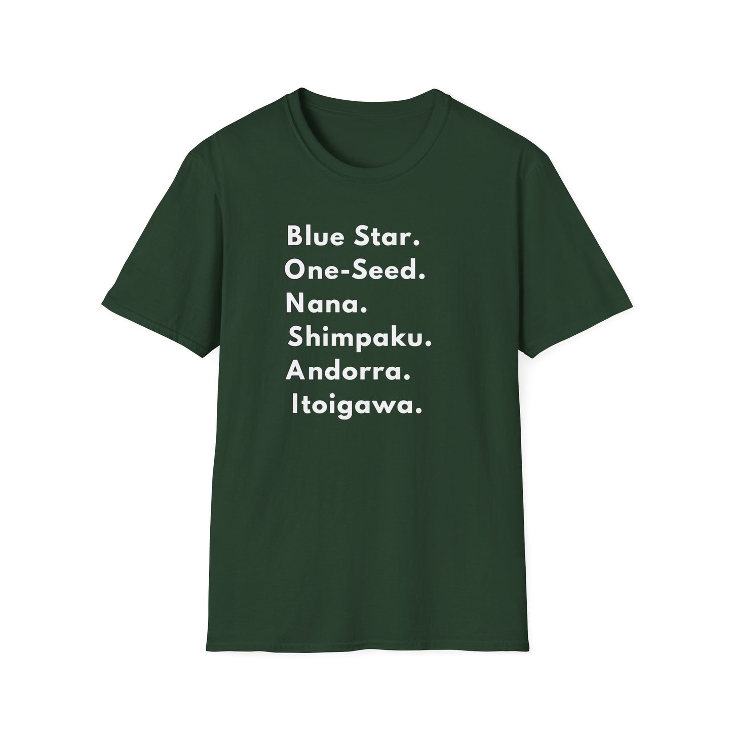 Tshirt: Bonsai Word Art Softstyle T-Shirt, Bonsai Tree Tee Spells Bonsai With Juniper Tree Varieties, Bonsai Enthusiast Gift for Him, Tree Type Top