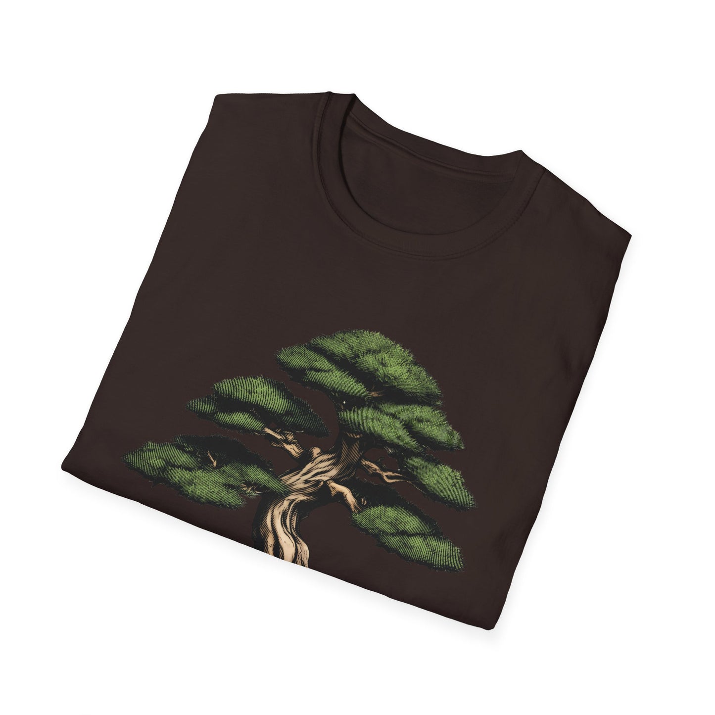 Tshirt D: Bonsai Tree Softstyle T-Shirt, Japanese Garden Tee, Nature Lover Gift, Botanical Shirt