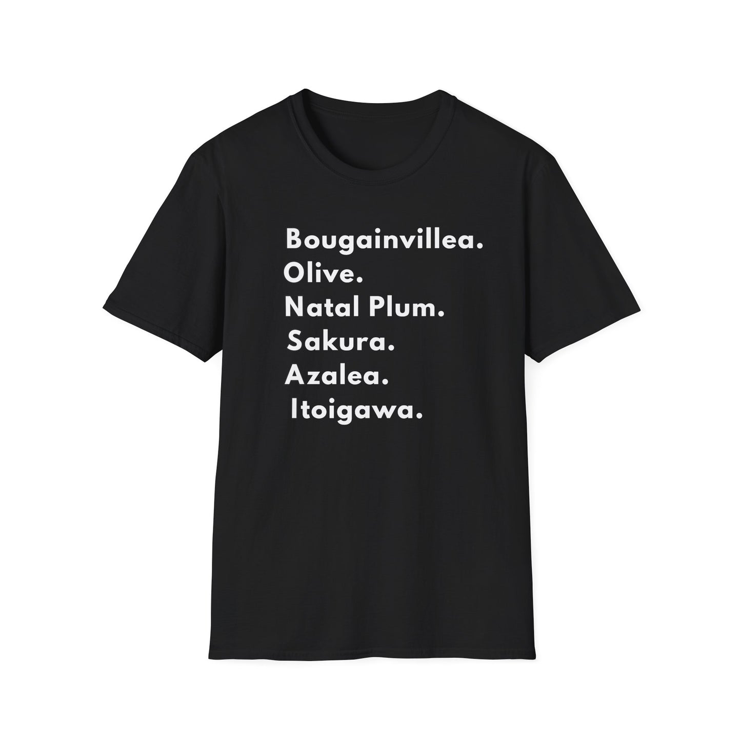 Tshirt: Bonsai Tee Spelling Bonsai Tree Types, Bonsai Word Art Softstyle T-Shirt, Bonsai Enthusiast Gift for Him, Bonsai Tree Varieties Top, Flower