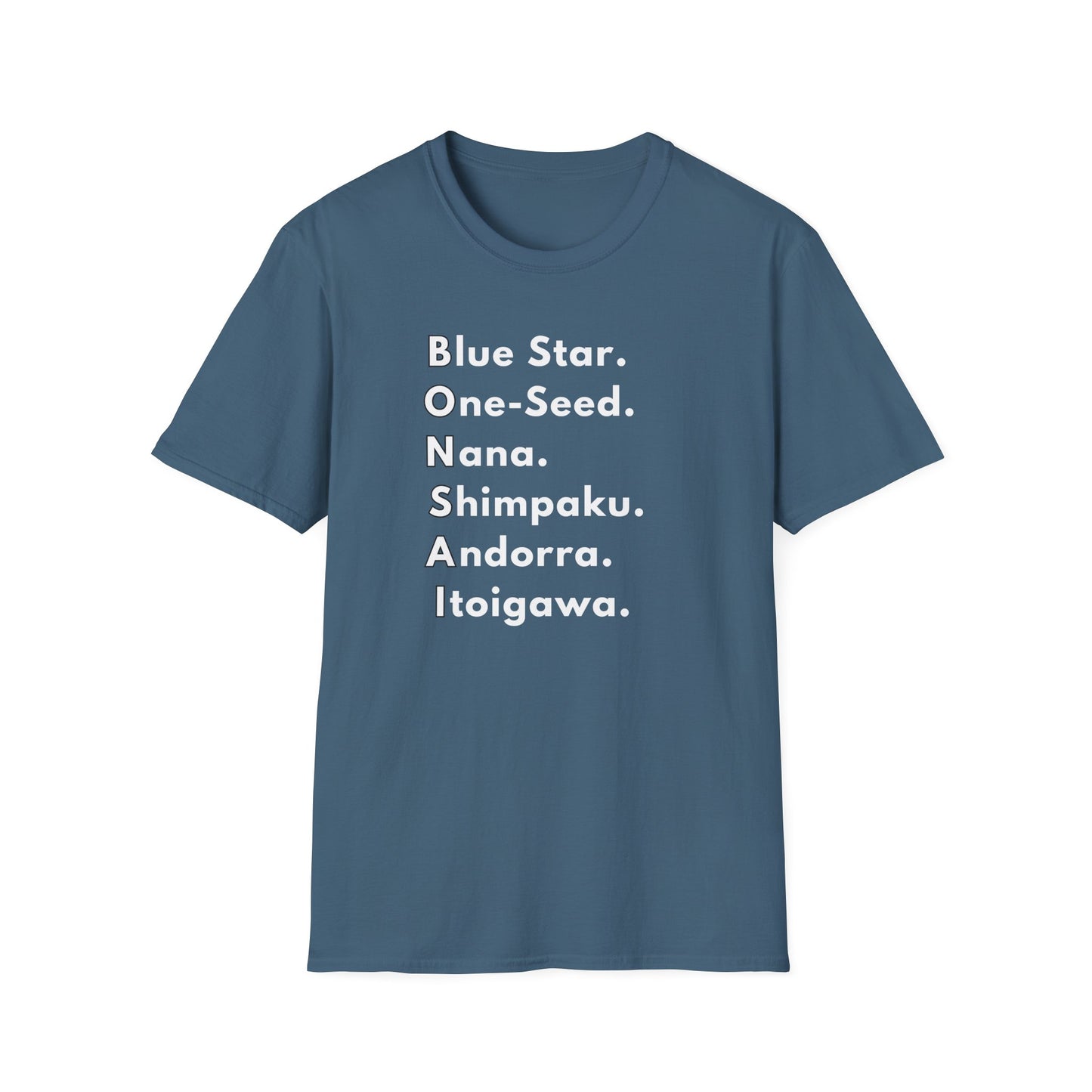 Tshirt: Bonsai Word Art Softstyle T-Shirt, Bonsai Tree Tee Spells Bonsai With Juniper Tree Varieties, Bonsai Enthusiast Gift for Him, Tree Type Top