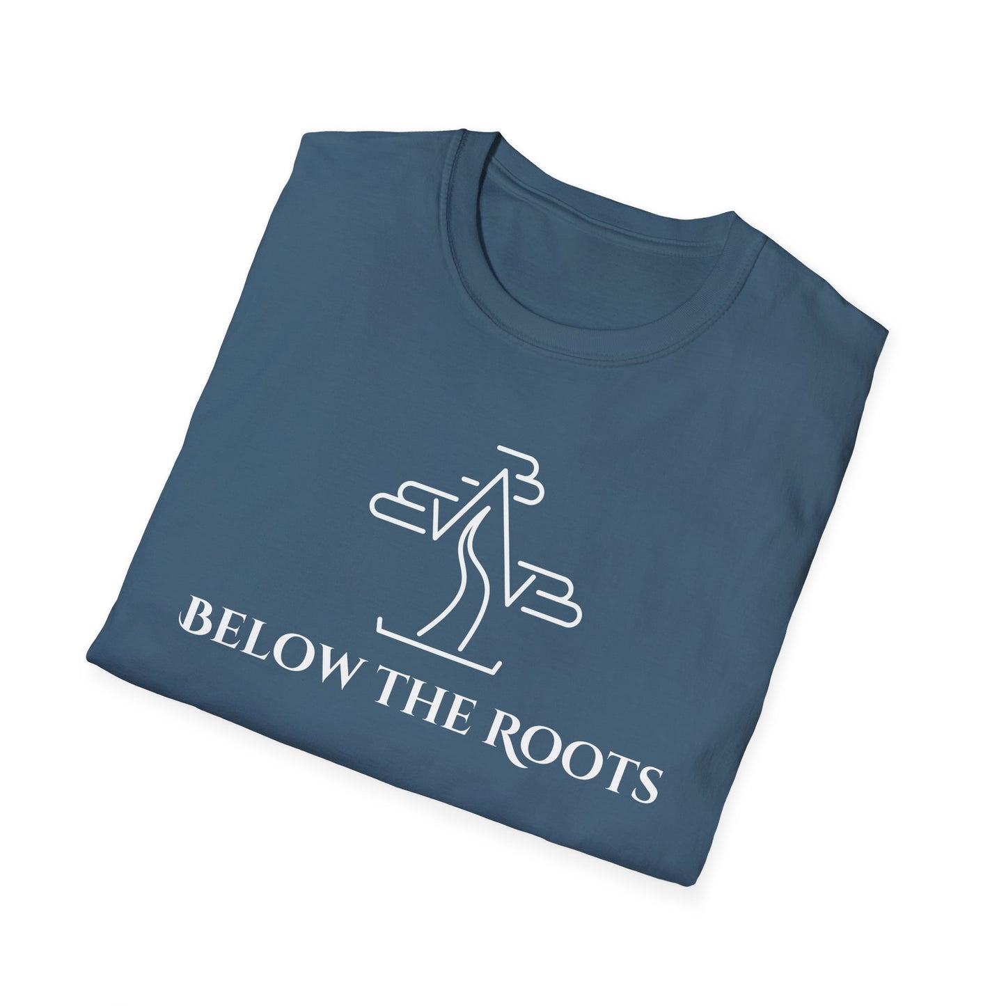 Tshirt F: Below the Roots Brand Logo Softstyle T-Shirt