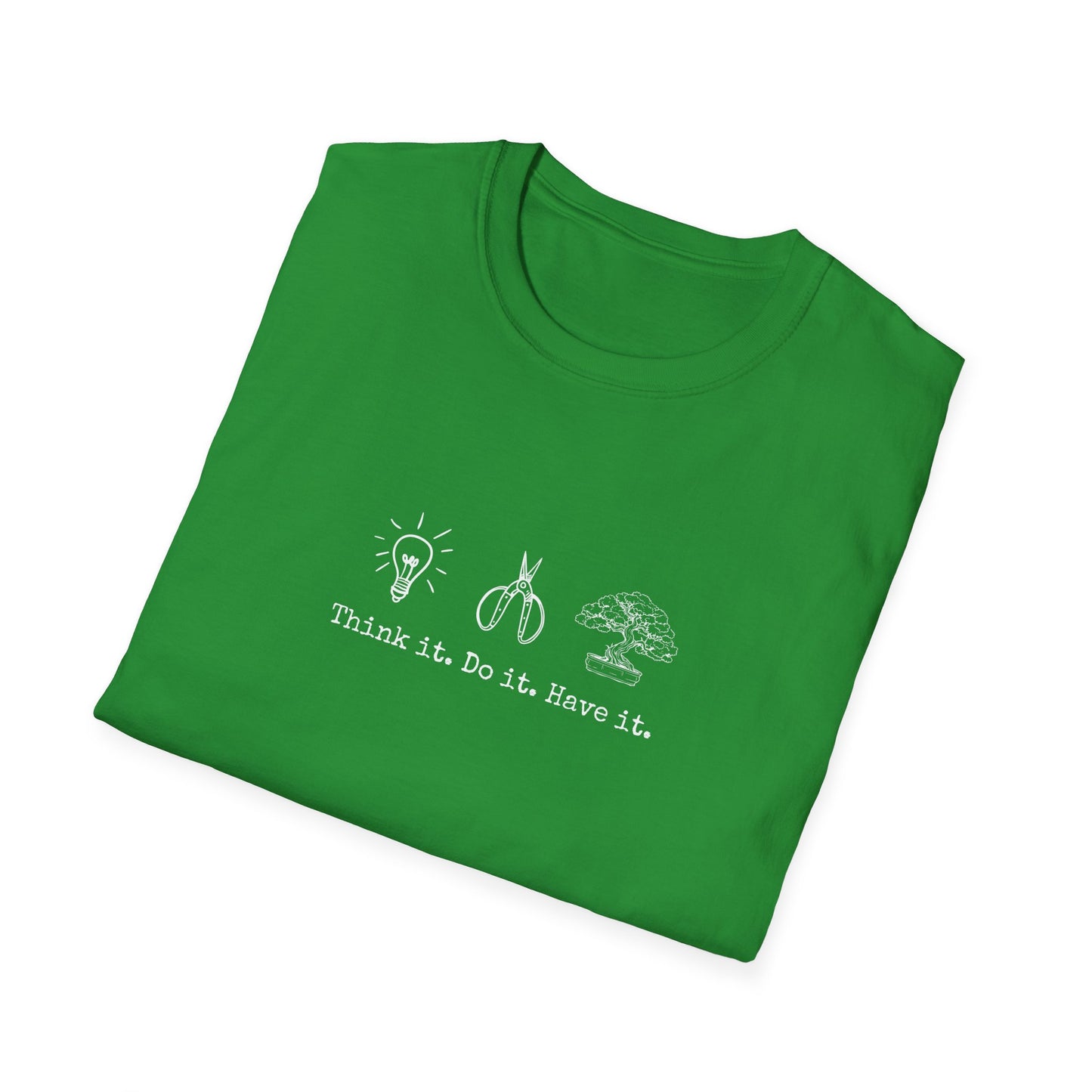 Tshirt: Bonsai Artist T-Shirt | Bonsai Tree Shirt | Bonsai Tool Shirt | Think It Do It Have It | Maker Shirt | DIY | Gildan Unisex Softstyle T-Shirt