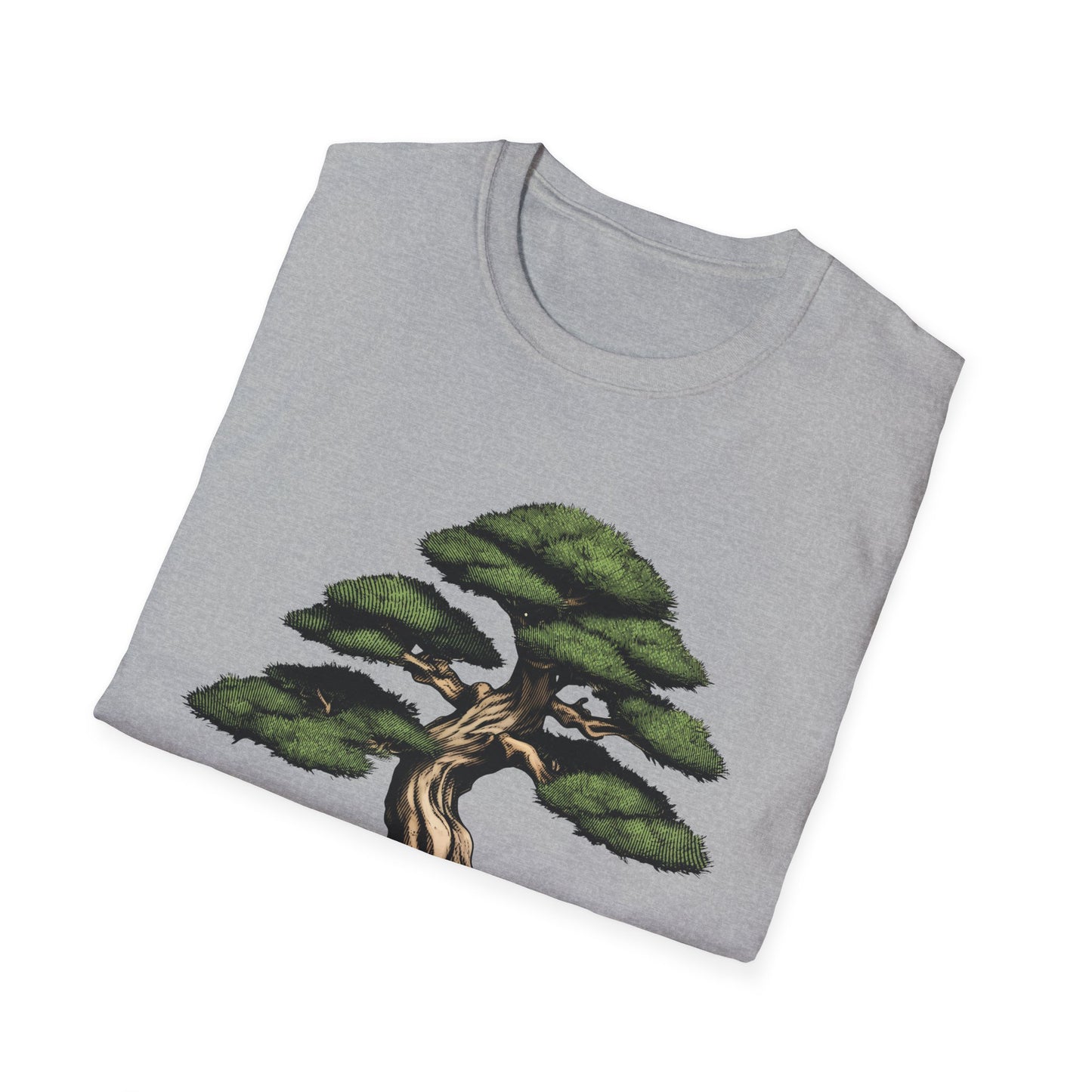 Tshirt D: Bonsai Tree Softstyle T-Shirt, Japanese Garden Tee, Nature Lover Gift, Botanical Shirt