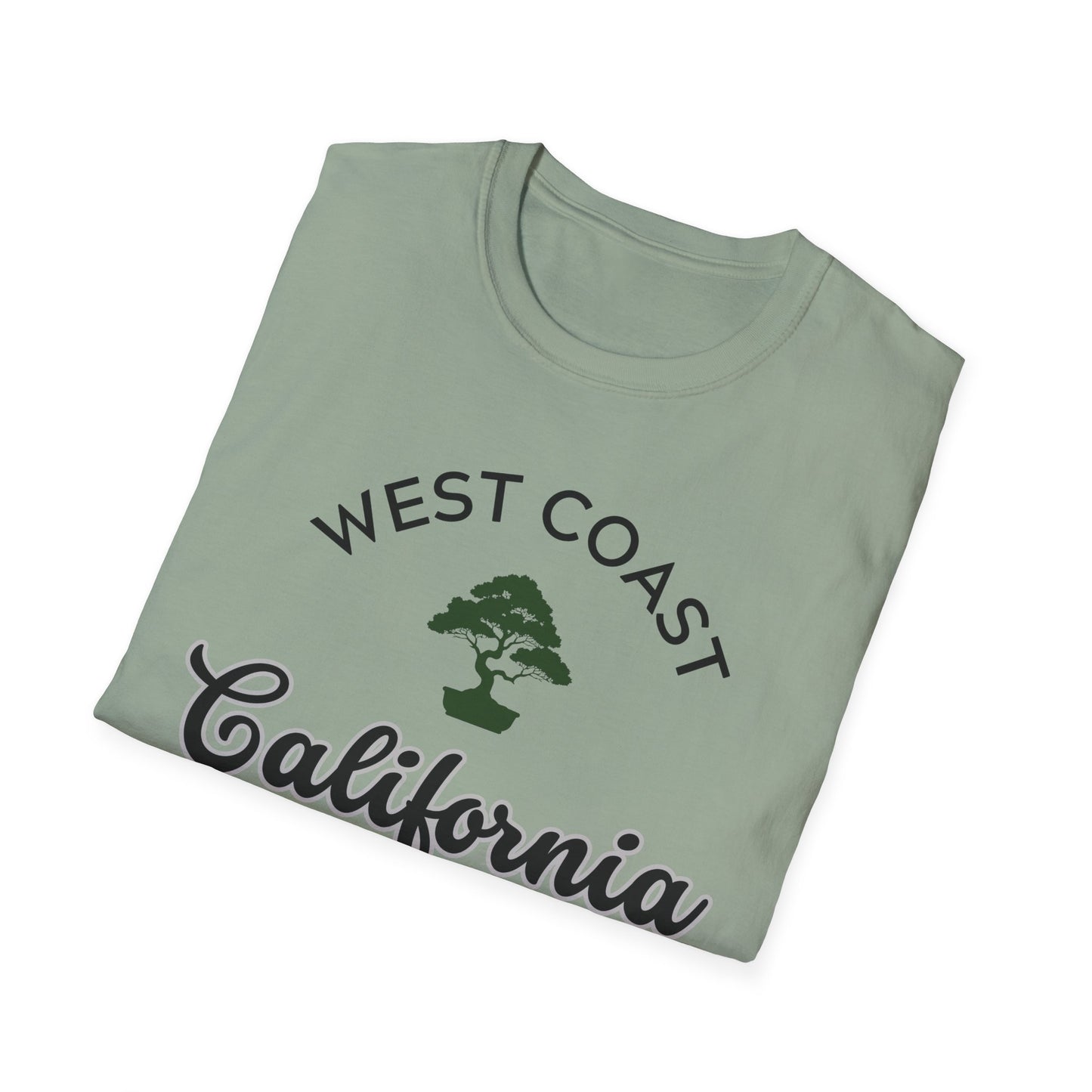 Tshirt 4: West Coast California Bonsai Shirt, Golden State Softstyle Tee, Bonsai Hobby Gift