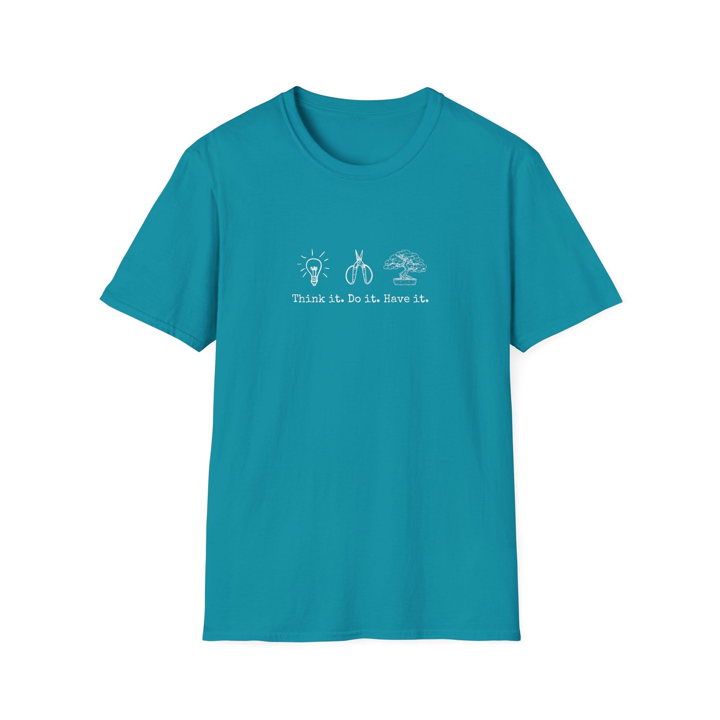 Tshirt: Bonsai Artist T-Shirt | Bonsai Tree Shirt | Bonsai Tool Shirt | Think It Do It Have It | Maker Shirt | DIY | Gildan Unisex Softstyle T-Shirt