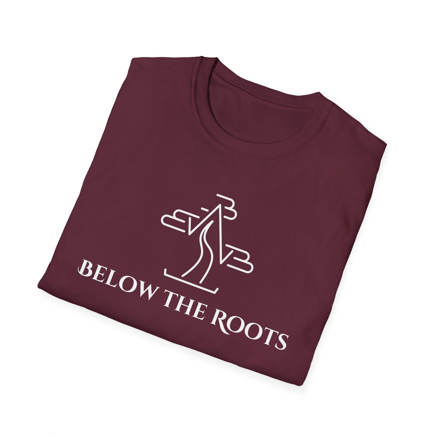 Tshirt F: Below the Roots Brand Logo Softstyle T-Shirt