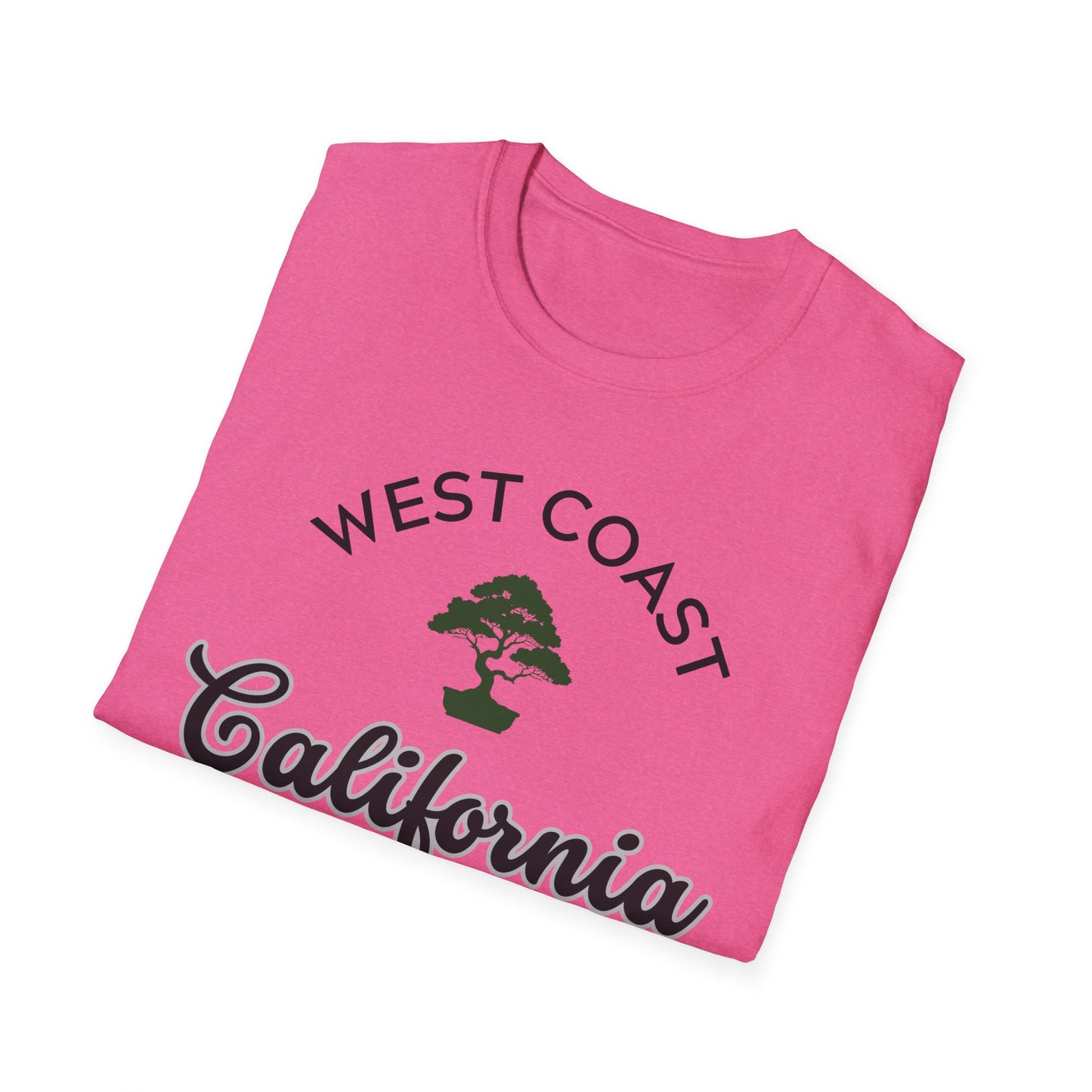 Tshirt 4: West Coast California Bonsai Shirt, Golden State Softstyle Tee, Bonsai Hobby Gift