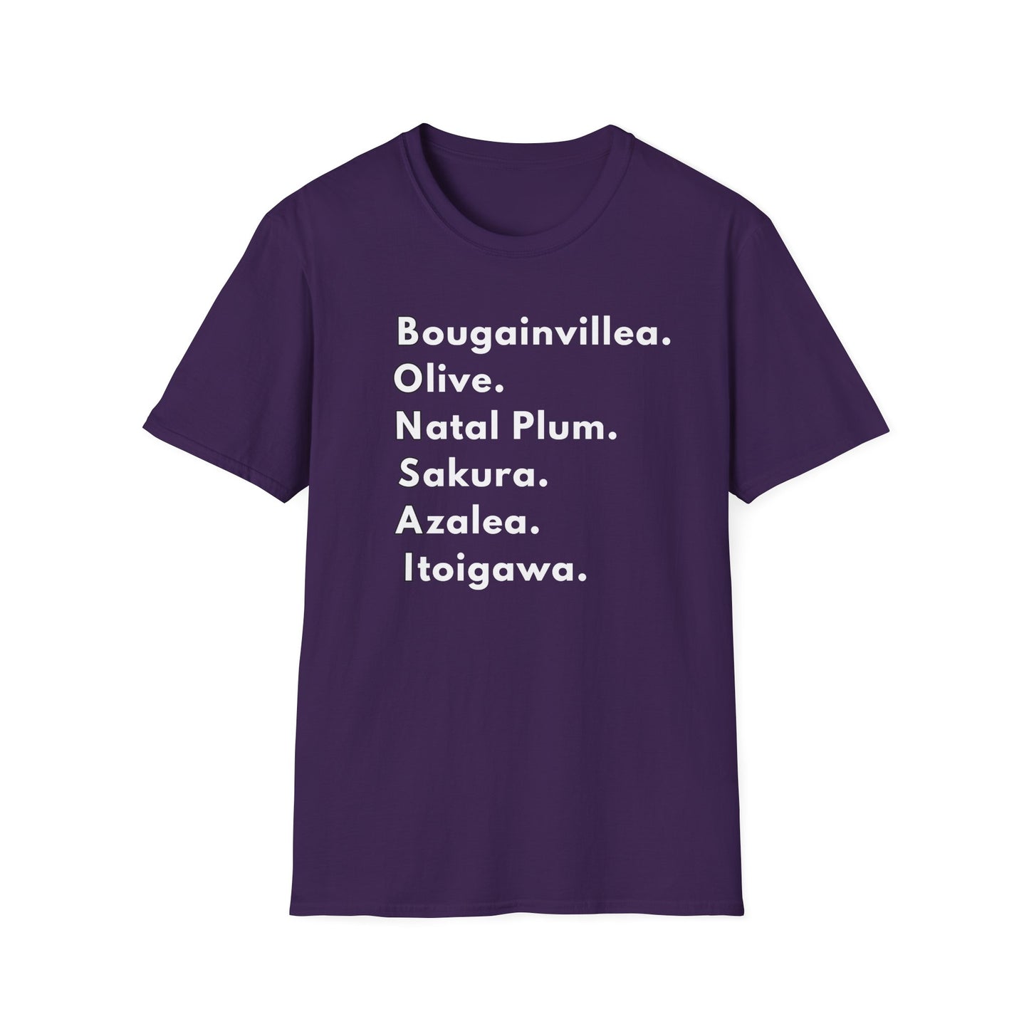 Tshirt: Bonsai Tee Spelling Bonsai Tree Types, Bonsai Word Art Softstyle T-Shirt, Bonsai Enthusiast Gift for Him, Bonsai Tree Varieties Top, Flower