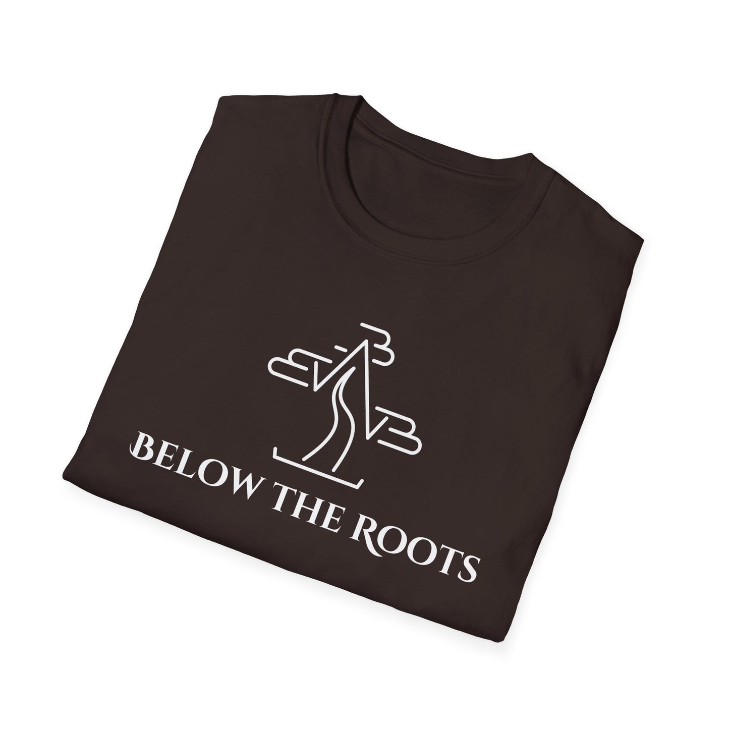 Tshirt F: Below the Roots Brand Logo Softstyle T-Shirt