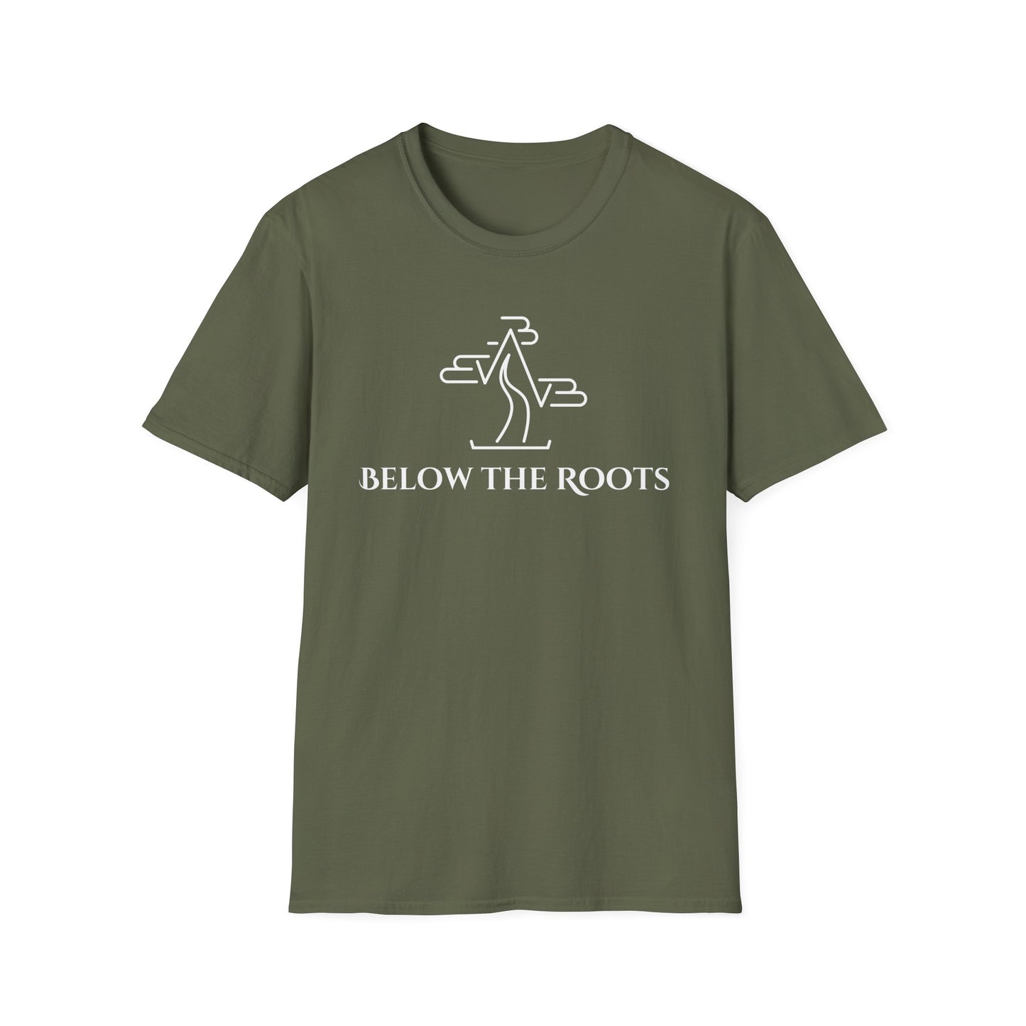 Tshirt F: Below the Roots Brand Logo Softstyle T-Shirt