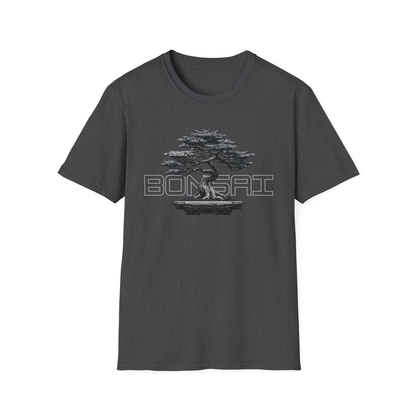 Tshirt B: Bonsai Tree Graphic Tee, Softstyle Unisex Shirt for Bonsai Enthusiasts