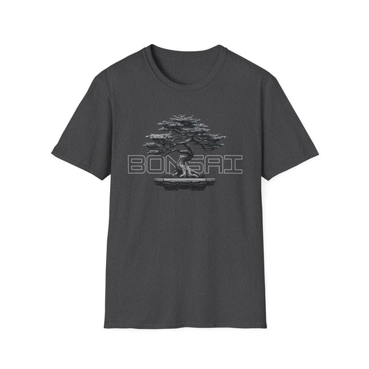 Tshirt B: Bonsai Tree Graphic Tee, Softstyle Unisex Shirt for Bonsai Enthusiasts