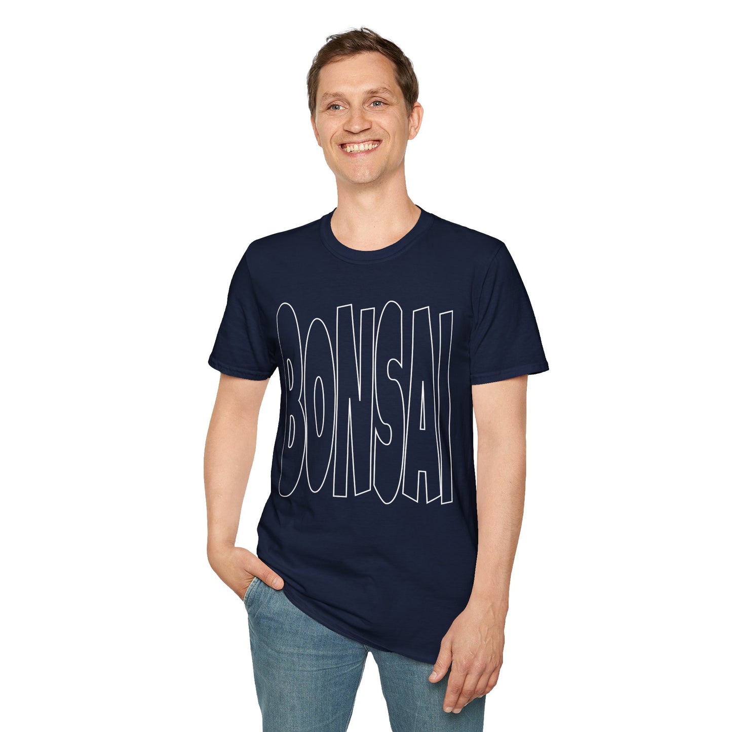 Tshirt C: Bonsai Softstyle Tee, Bonsai Hobby Gift