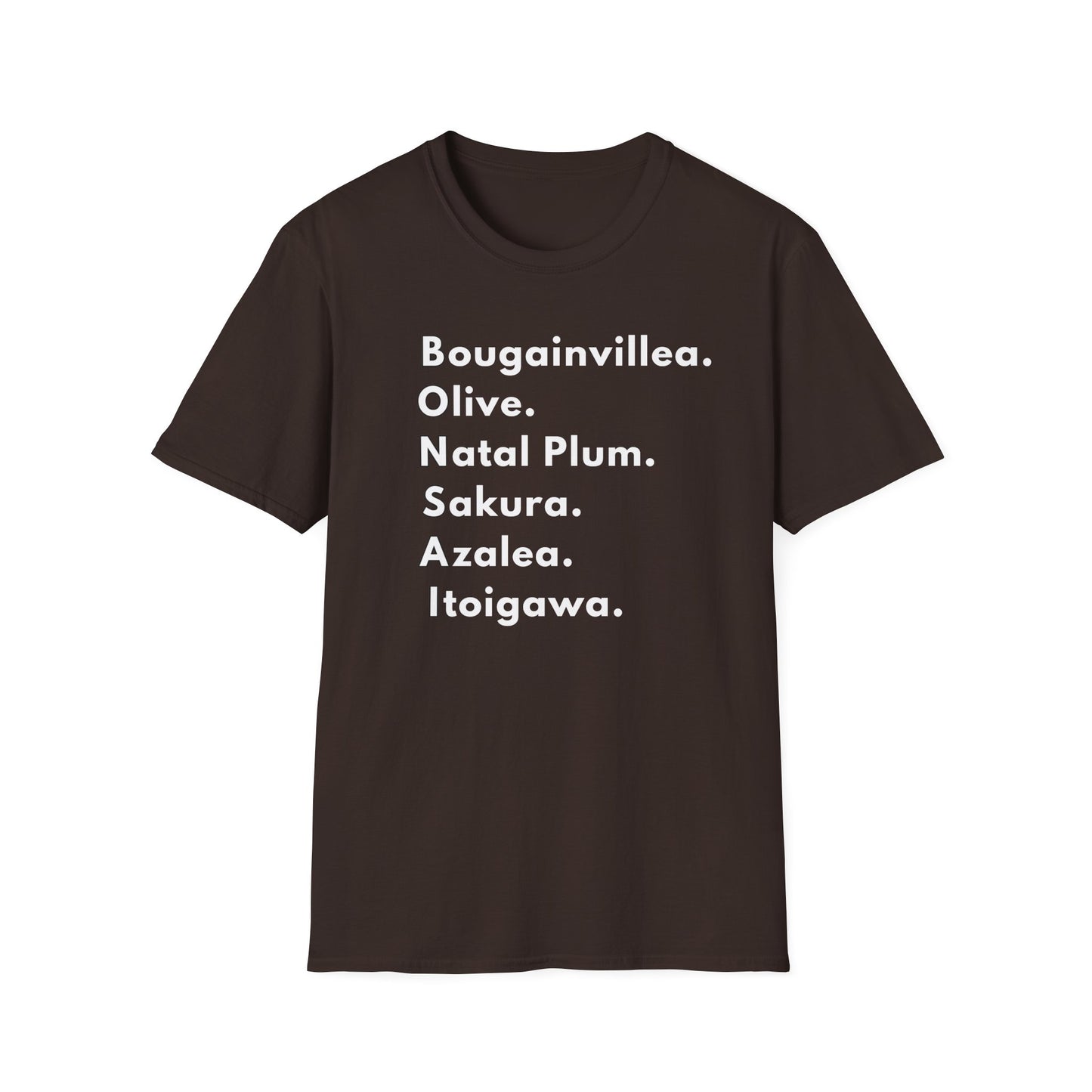 Tshirt: Bonsai Tee Spelling Bonsai Tree Types, Bonsai Word Art Softstyle T-Shirt, Bonsai Enthusiast Gift for Him, Bonsai Tree Varieties Top, Flower