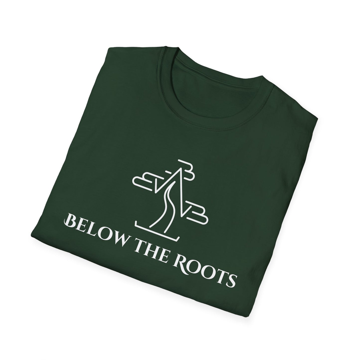 Tshirt F: Below the Roots Brand Logo Softstyle T-Shirt