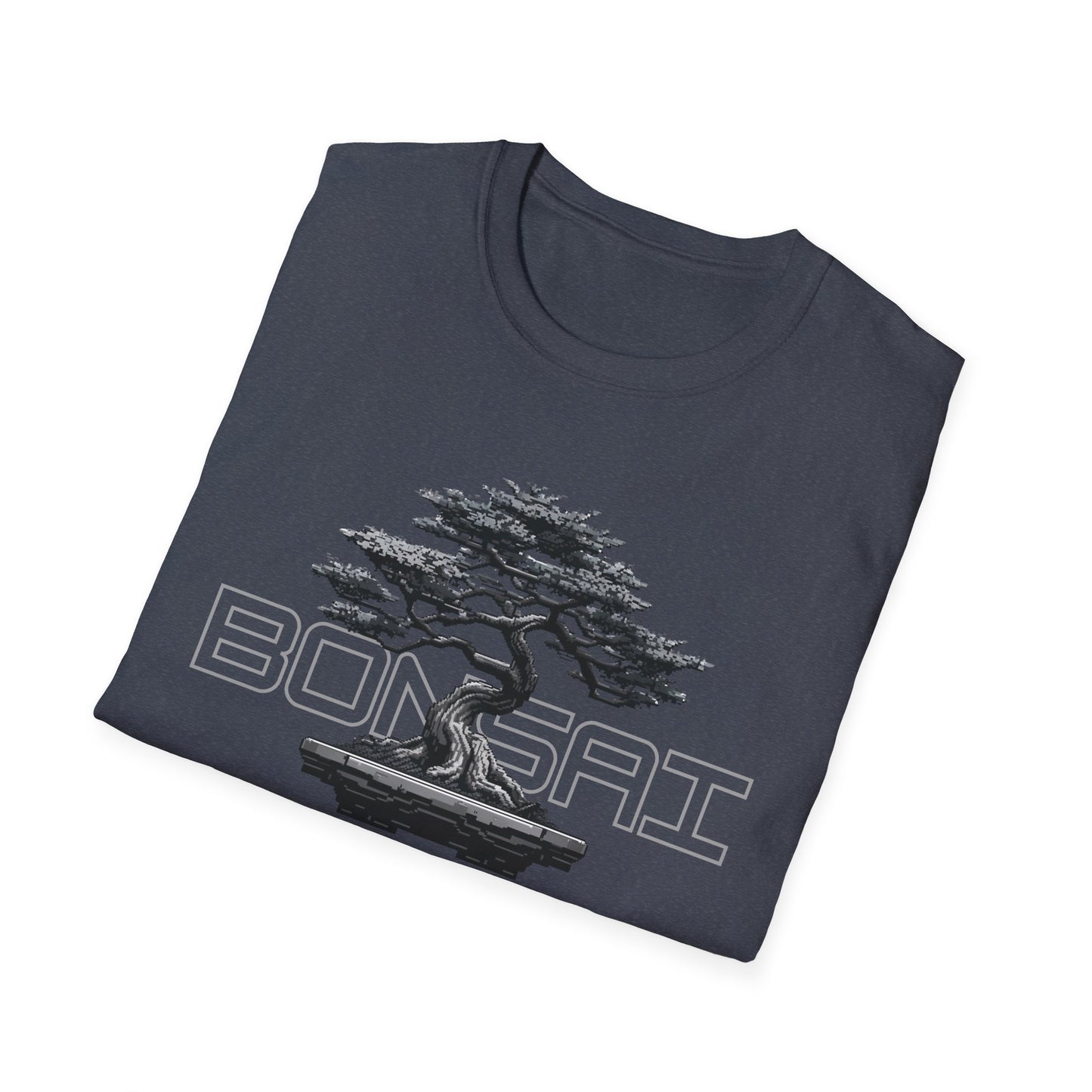Tshirt B: Bonsai Tree Graphic Tee, Softstyle Unisex Shirt for Bonsai Enthusiasts