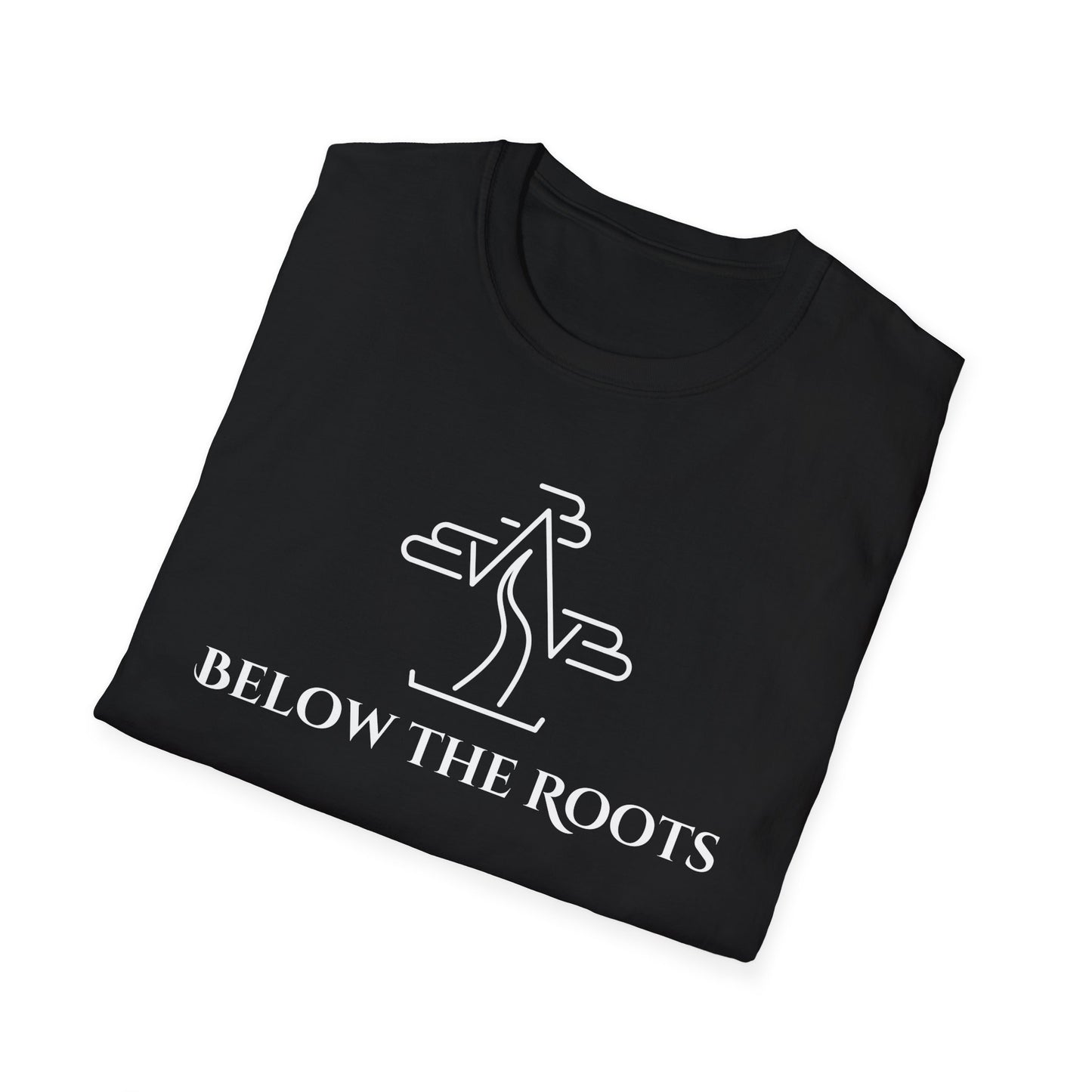 Tshirt F: Below the Roots Brand Logo Softstyle T-Shirt