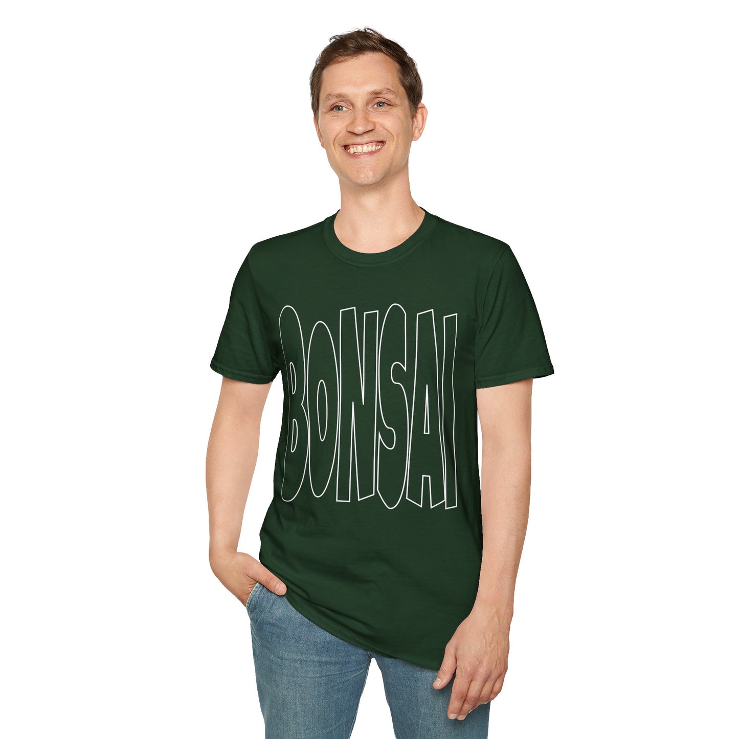 Tshirt C: Bonsai Softstyle Tee, Bonsai Hobby Gift