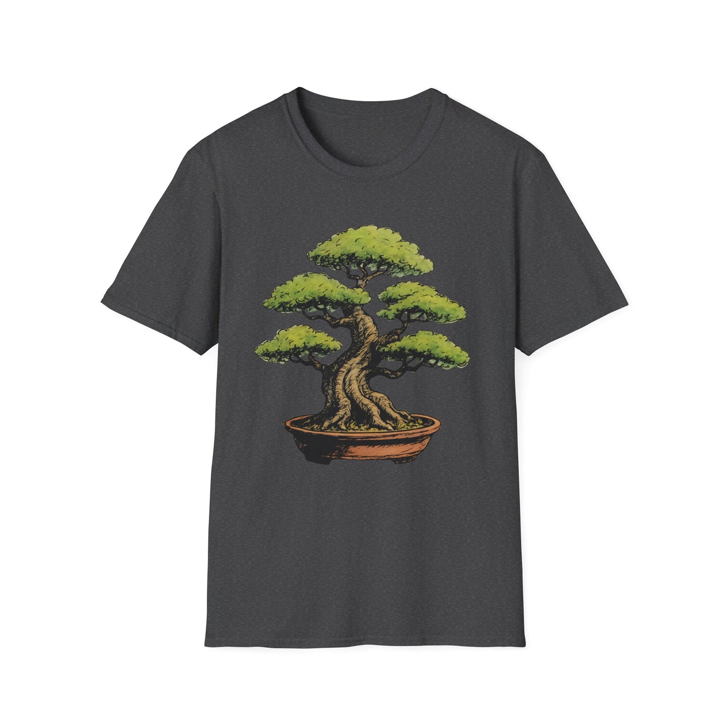 Tshirt 5: Bonsai Tree Graphic T-Shirt, Japanese Garden Softstyle Tee, Bonsai Lover Gift