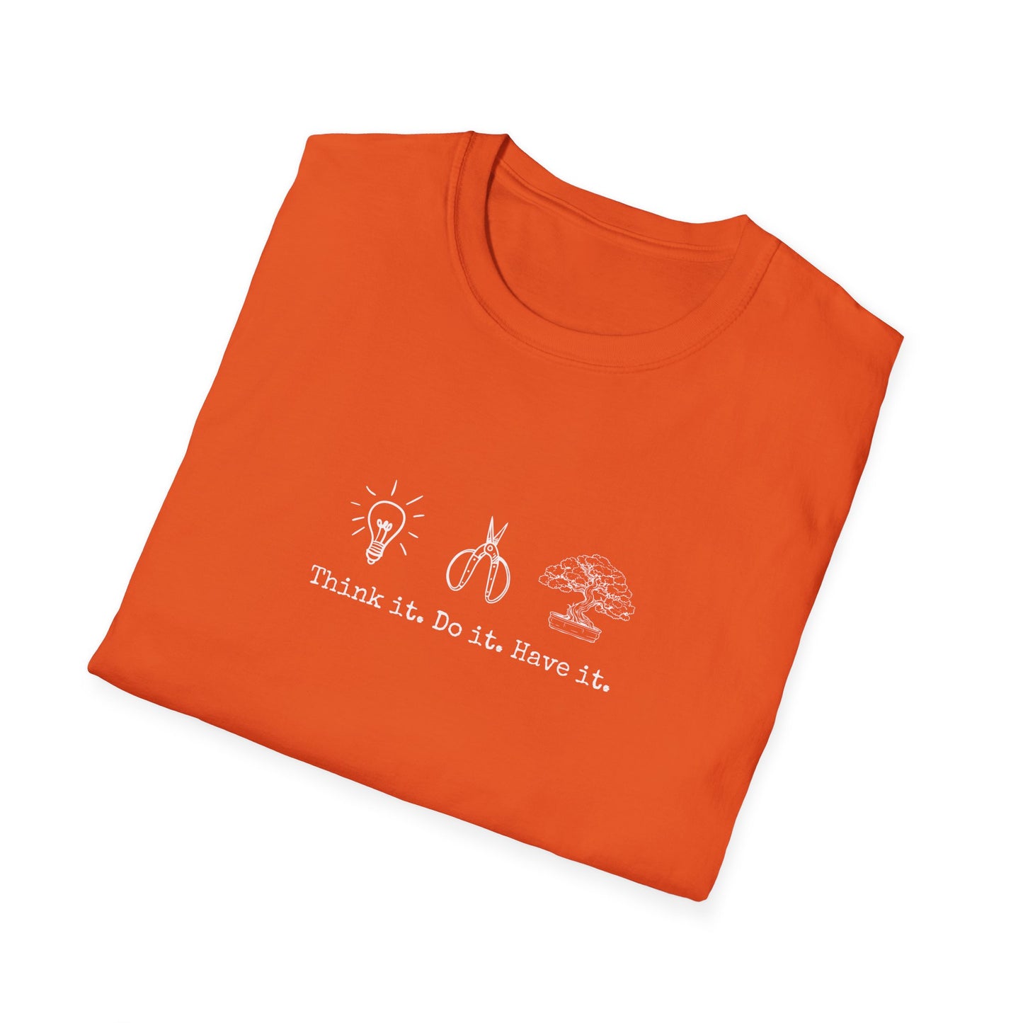 Tshirt: Bonsai Artist T-Shirt | Bonsai Tree Shirt | Bonsai Tool Shirt | Think It Do It Have It | Maker Shirt | DIY | Gildan Unisex Softstyle T-Shirt