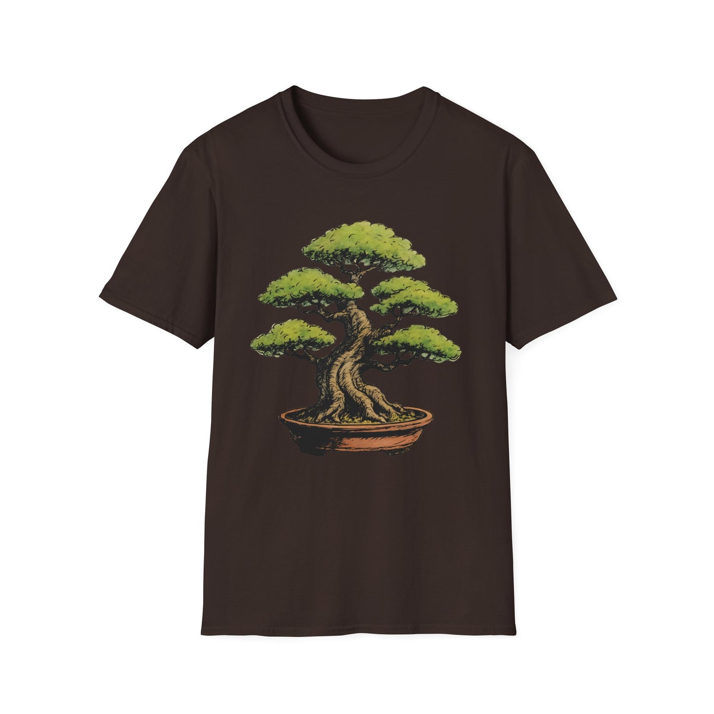 Tshirt 5: Bonsai Tree Graphic T-Shirt, Japanese Garden Softstyle Tee, Bonsai Lover Gift