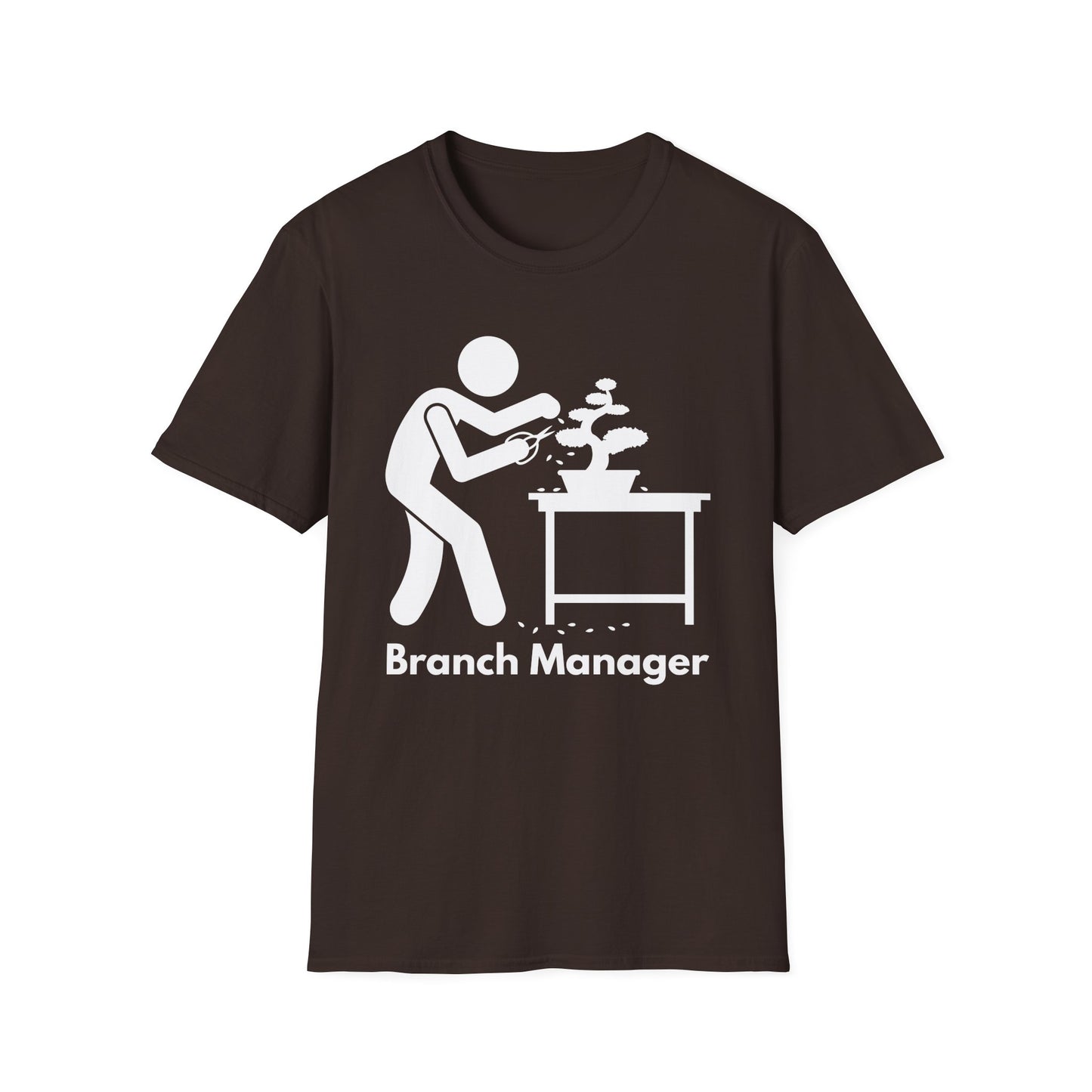 Tshirt 8: Bonsai Branch Manager Softstyle T-Shirt, Funny Bonsai Tree Shirt, Fun Bonsai Tree Lover Gift, Bonsai Tree Enthusiast Tee, Bonsai Humor Tee