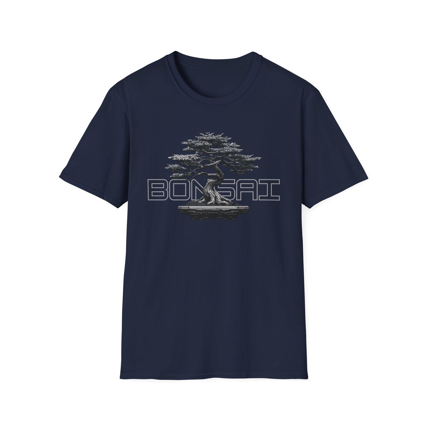 Tshirt B: Bonsai Tree Graphic Tee, Softstyle Unisex Shirt for Bonsai Enthusiasts