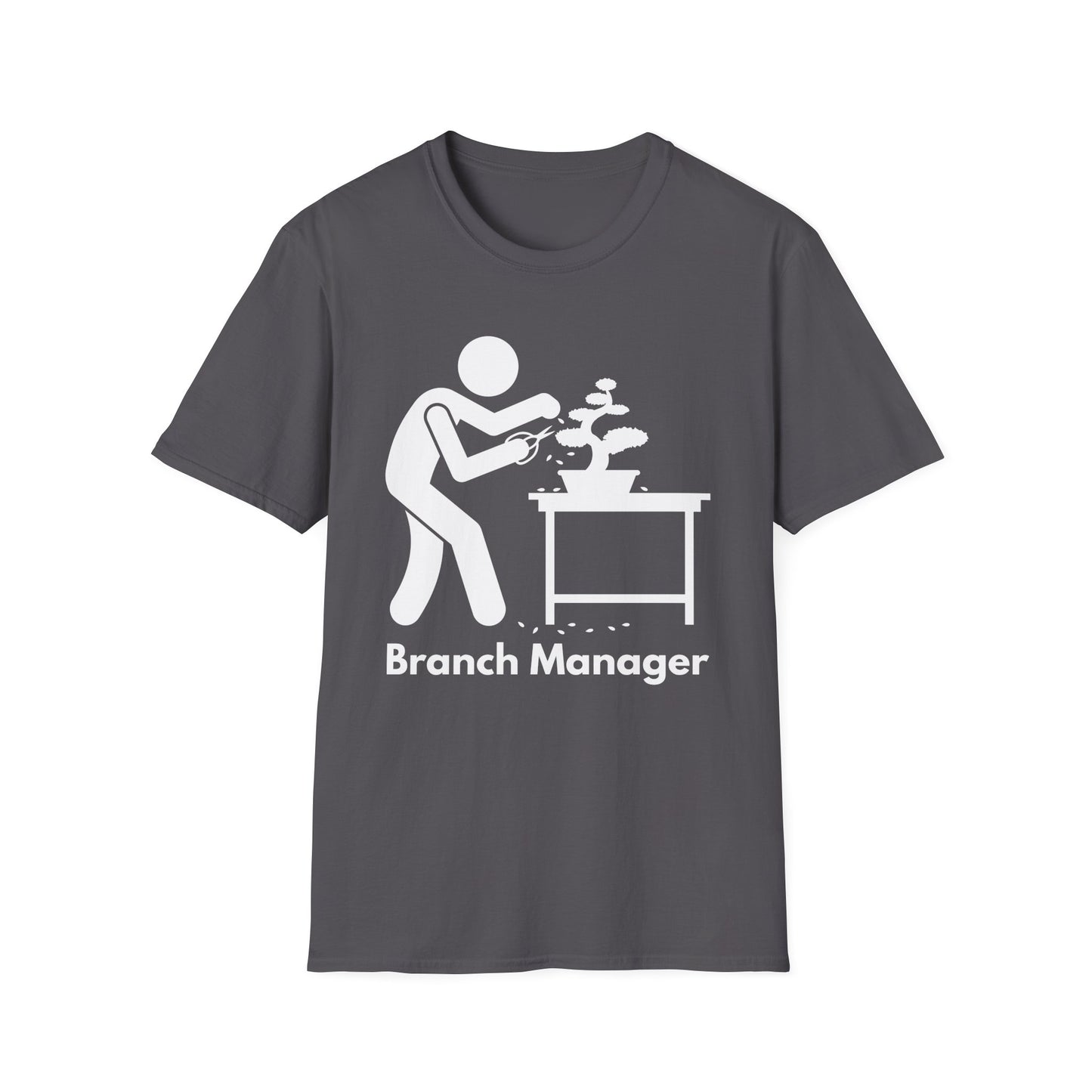 Tshirt 8: Bonsai Branch Manager Softstyle T-Shirt, Funny Bonsai Tree Shirt, Fun Bonsai Tree Lover Gift, Bonsai Tree Enthusiast Tee, Bonsai Humor Tee