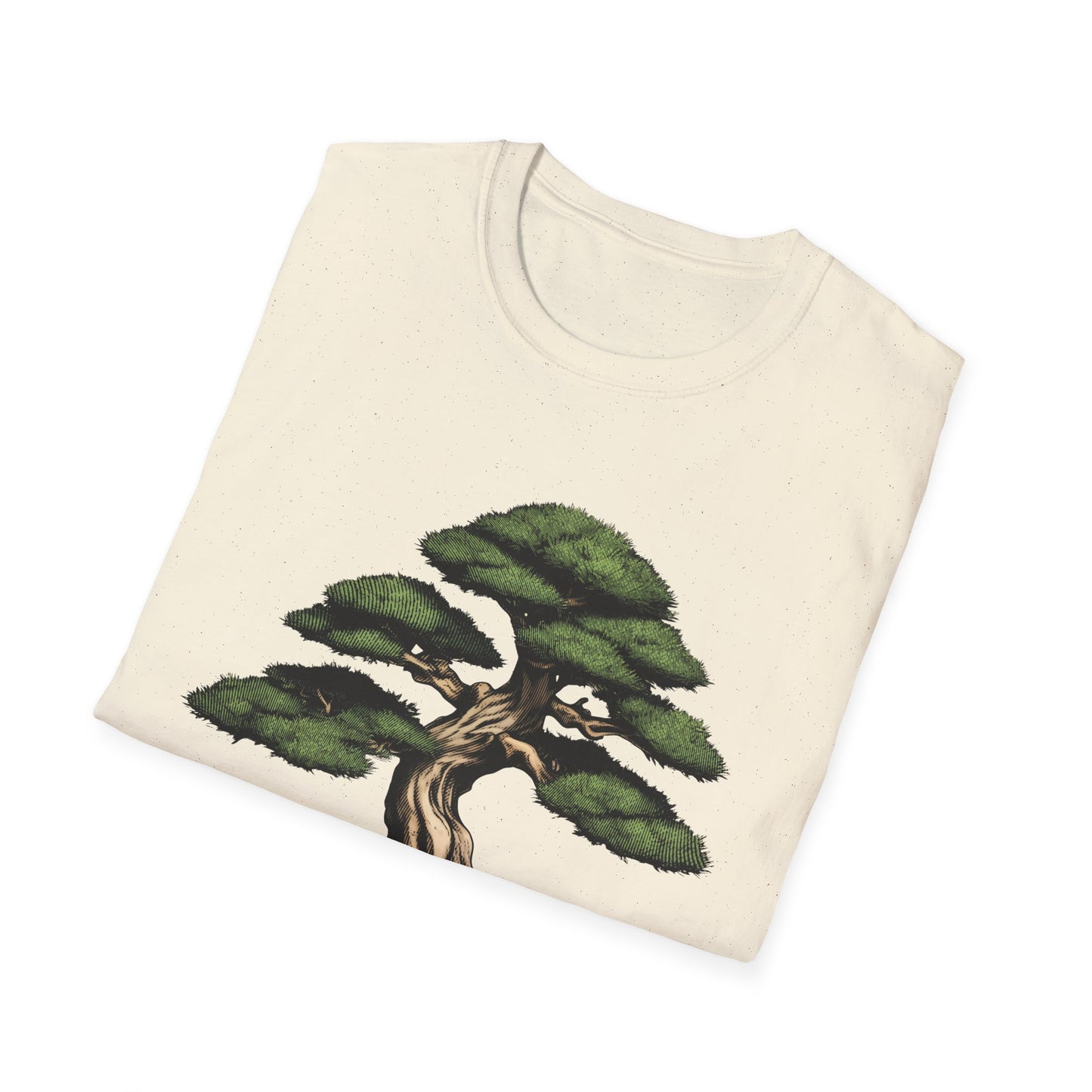 Tshirt D: Bonsai Tree Softstyle T-Shirt, Japanese Garden Tee, Nature Lover Gift, Botanical Shirt