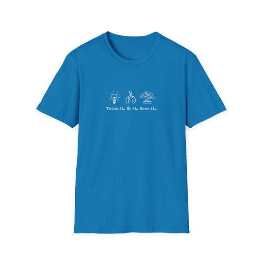 Tshirt: Bonsai Artist T-Shirt | Bonsai Tree Shirt | Bonsai Tool Shirt | Think It Do It Have It | Maker Shirt | DIY | Gildan Unisex Softstyle T-Shirt