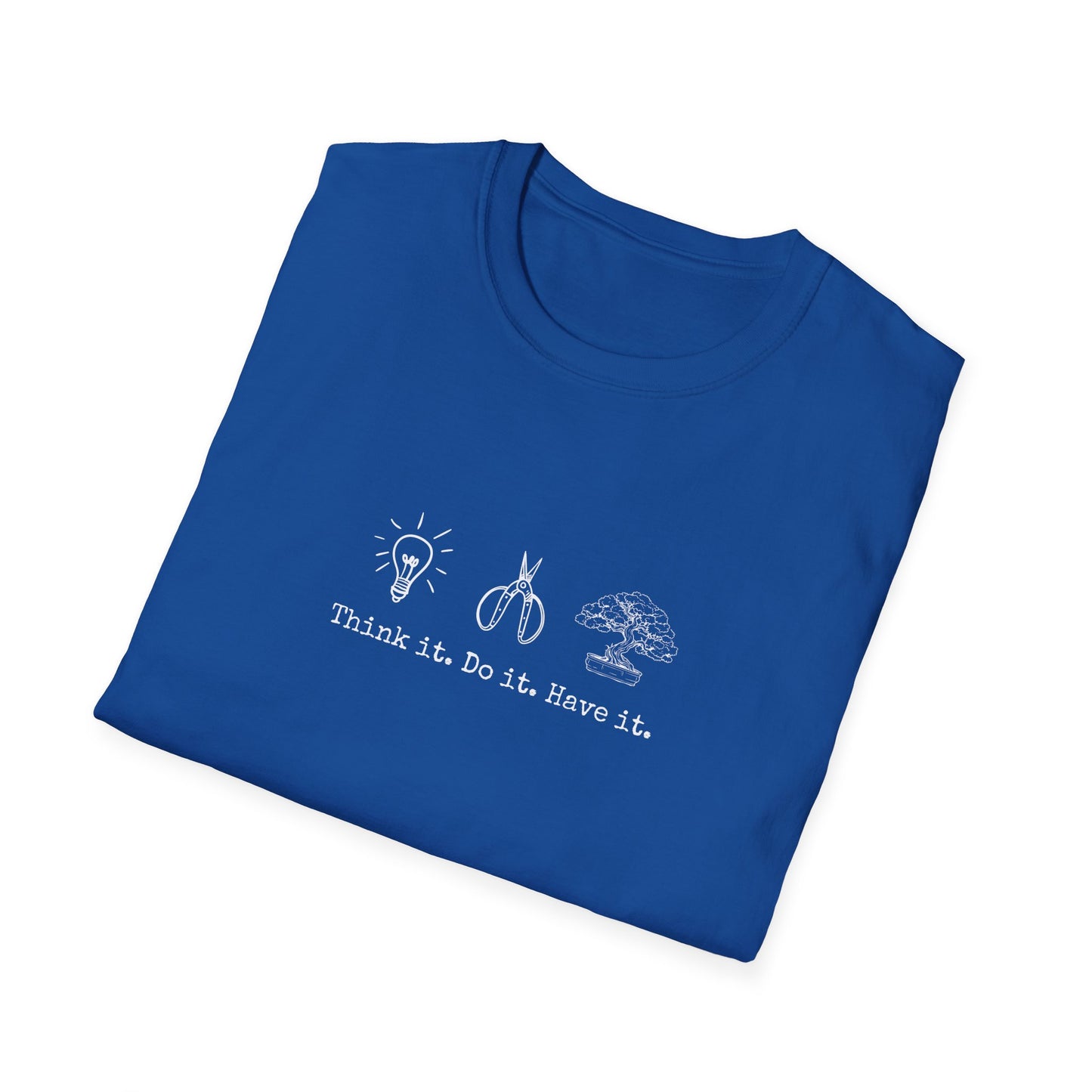 Tshirt: Bonsai Artist T-Shirt | Bonsai Tree Shirt | Bonsai Tool Shirt | Think It Do It Have It | Maker Shirt | DIY | Gildan Unisex Softstyle T-Shirt