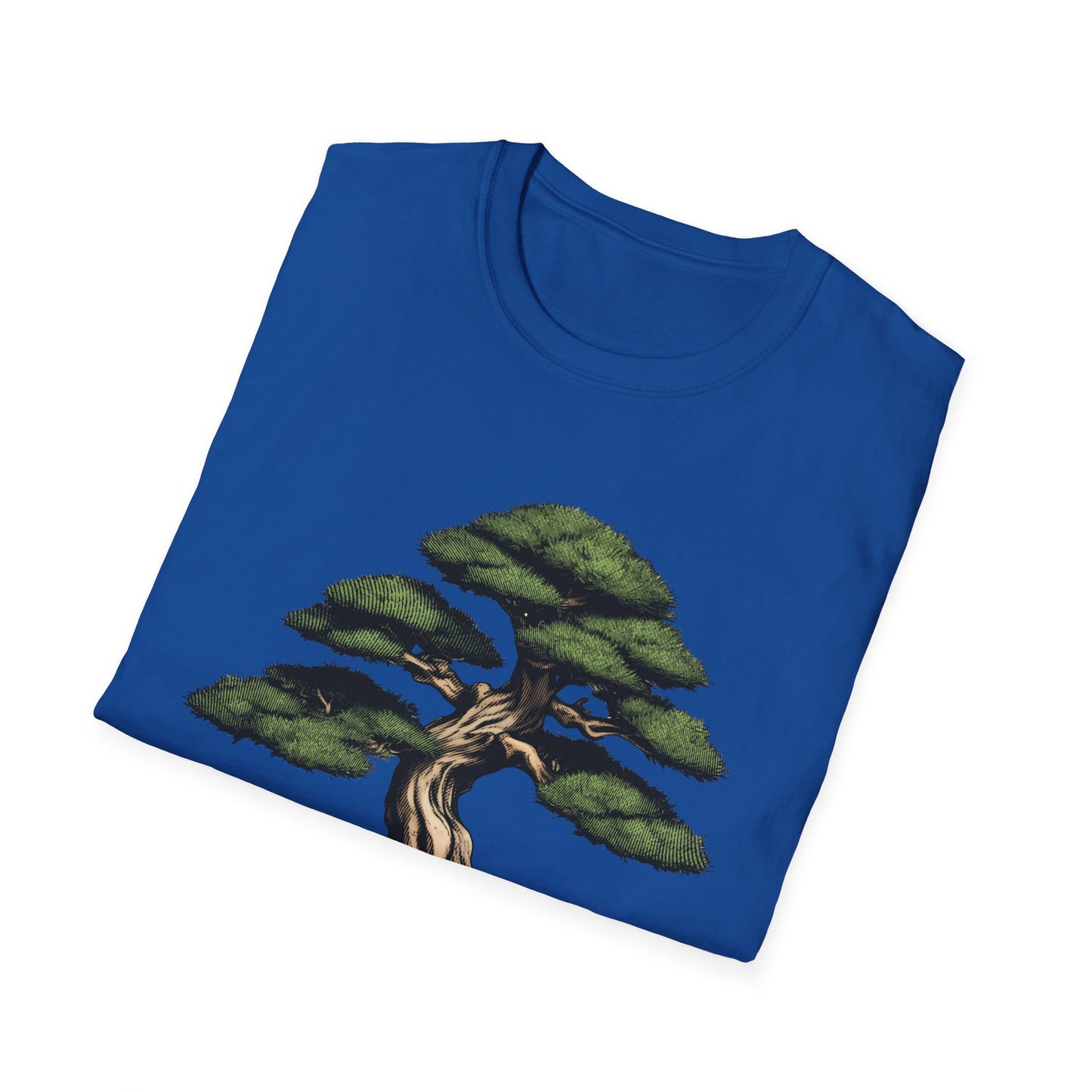 Tshirt D: Bonsai Tree Softstyle T-Shirt, Japanese Garden Tee, Nature Lover Gift, Botanical Shirt