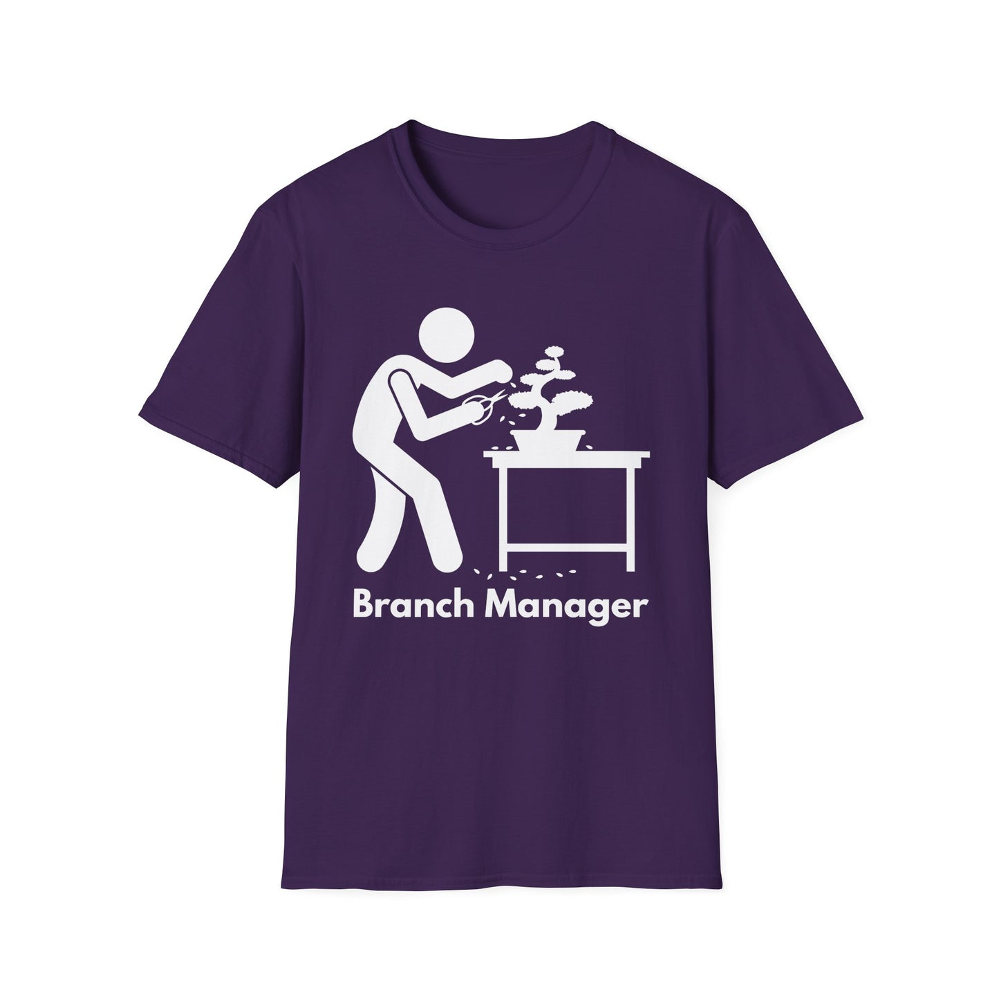 Tshirt 8: Bonsai Branch Manager Softstyle T-Shirt, Funny Bonsai Tree Shirt, Fun Bonsai Tree Lover Gift, Bonsai Tree Enthusiast Tee, Bonsai Humor Tee