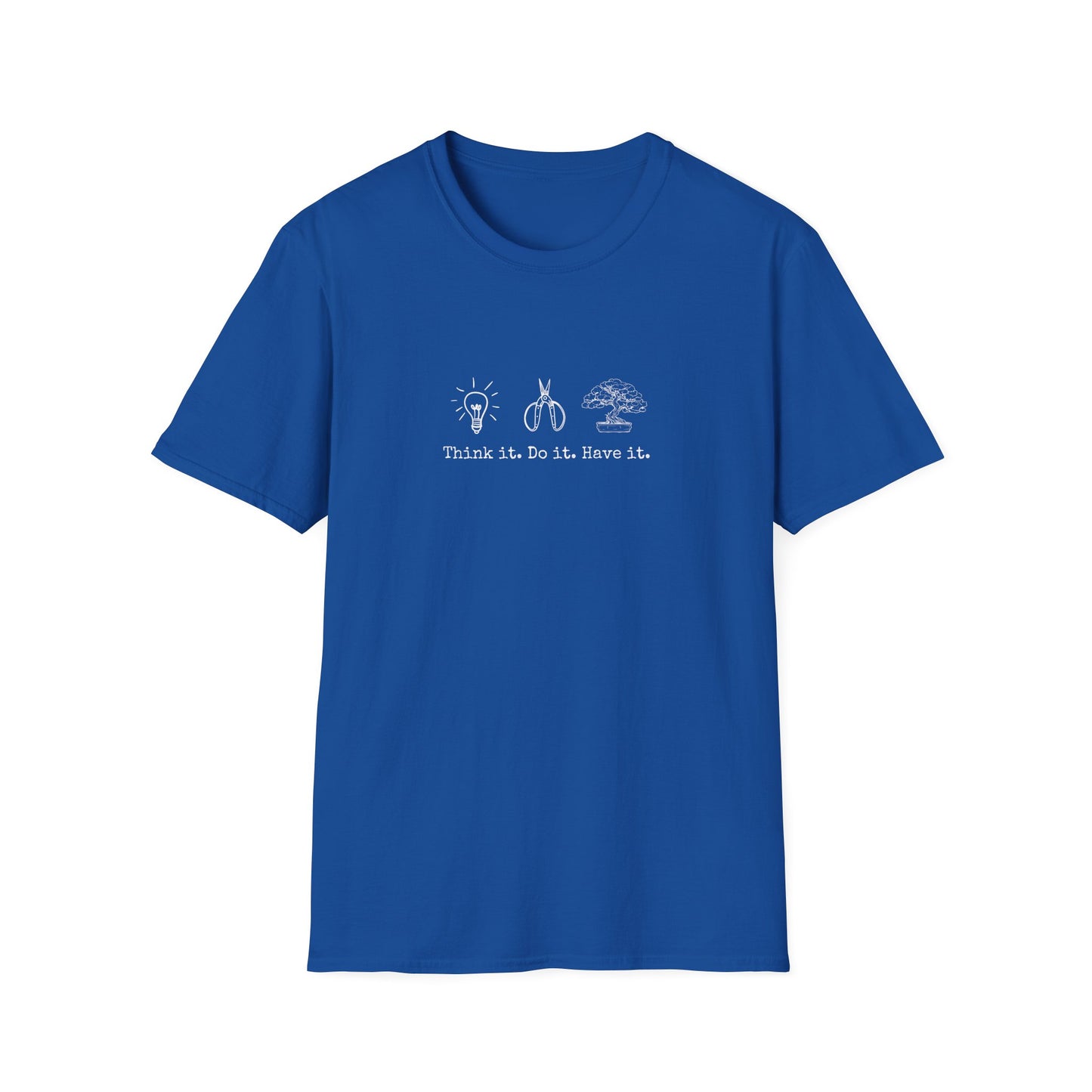 Tshirt: Bonsai Artist T-Shirt | Bonsai Tree Shirt | Bonsai Tool Shirt | Think It Do It Have It | Maker Shirt | DIY | Gildan Unisex Softstyle T-Shirt