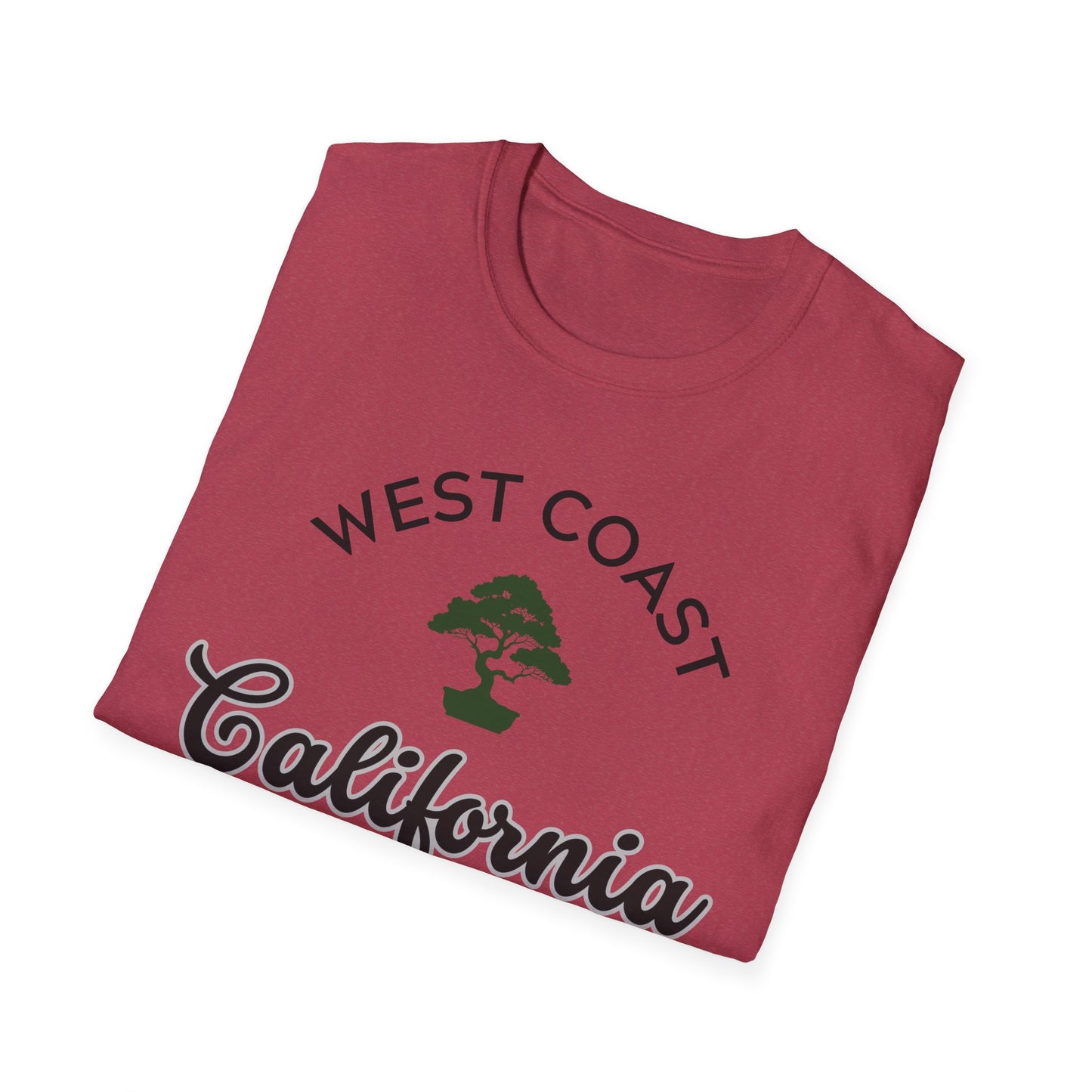 Tshirt 4: West Coast California Bonsai Shirt, Golden State Softstyle Tee, Bonsai Hobby Gift
