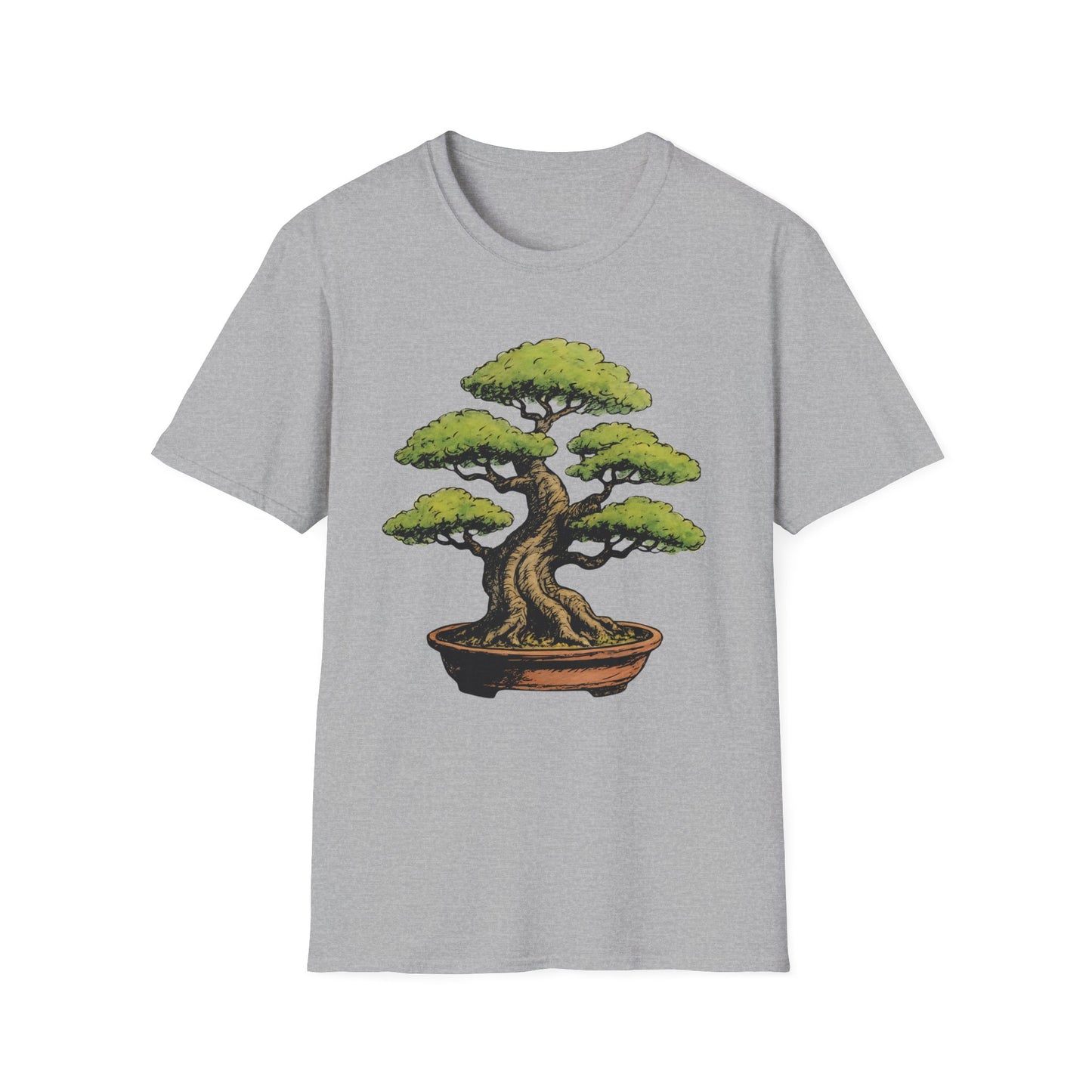 Tshirt 5: Bonsai Tree Graphic T-Shirt, Japanese Garden Softstyle Tee, Bonsai Lover Gift