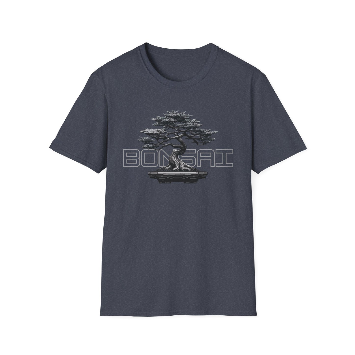 Tshirt B: Bonsai Tree Graphic Tee, Softstyle Unisex Shirt for Bonsai Enthusiasts