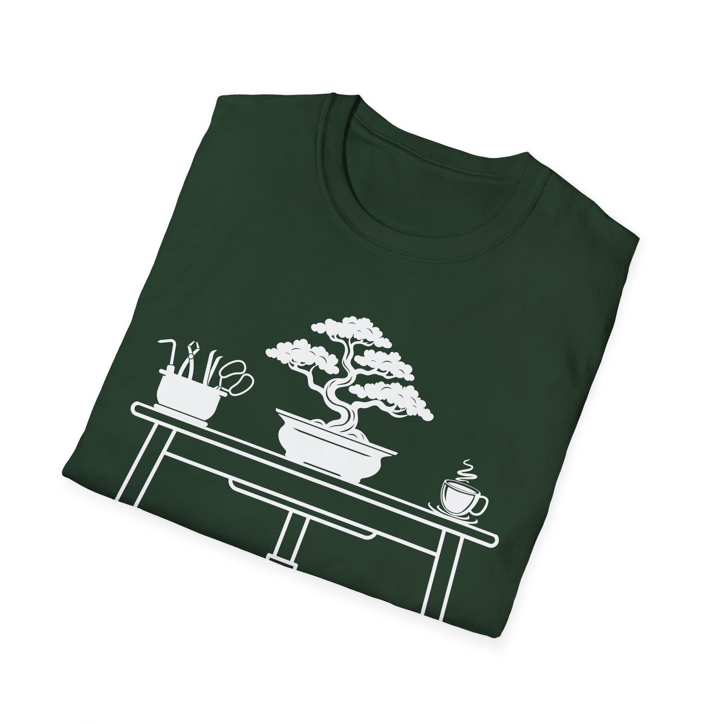 Tshirt 9: Branch Office Bonsai T-Shirt, Funny Bonsai Tree Softstyle Shirt, Bonsai Tools, Coffee, Bonsai Office Tee