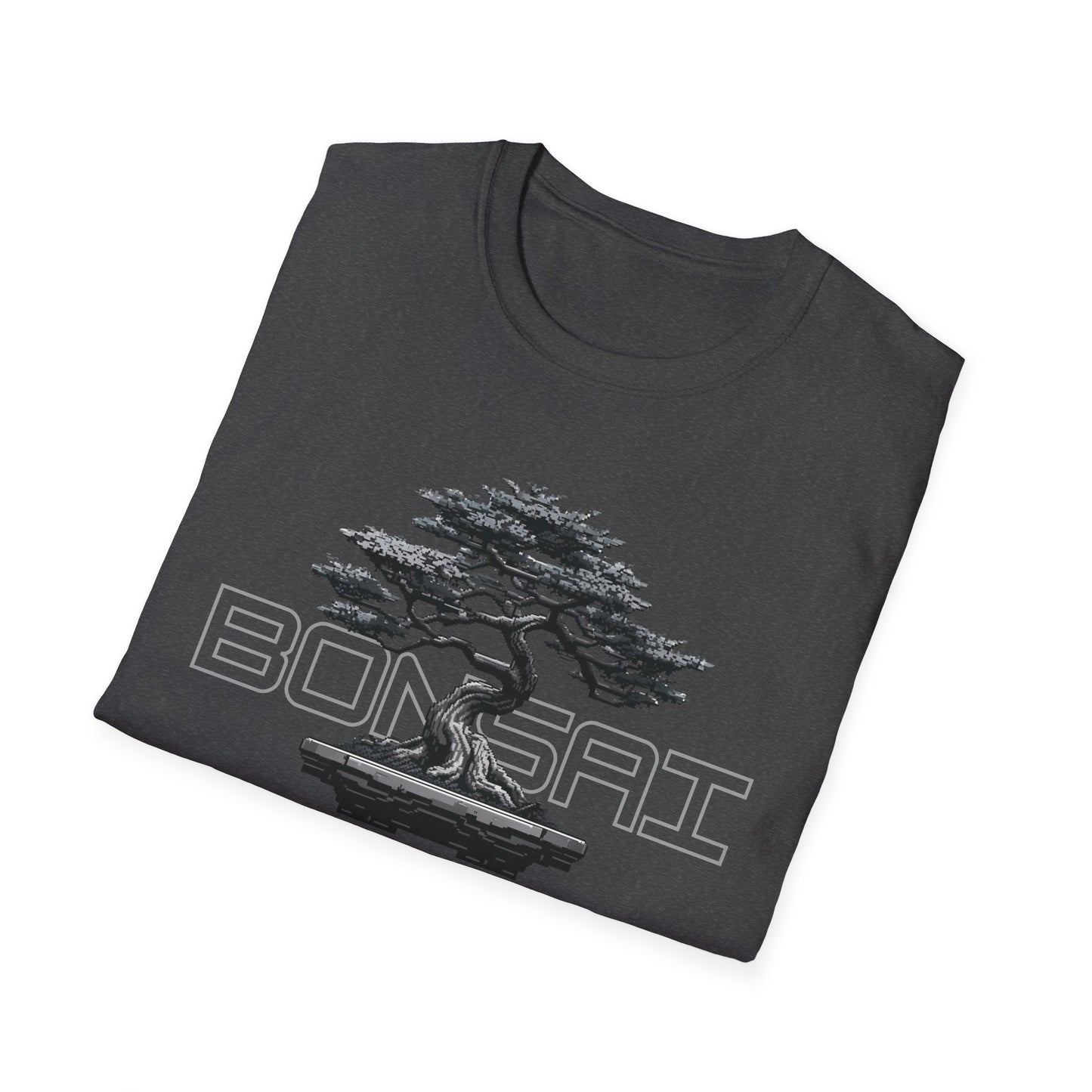 Tshirt B: Bonsai Tree Graphic Tee, Softstyle Unisex Shirt for Bonsai Enthusiasts